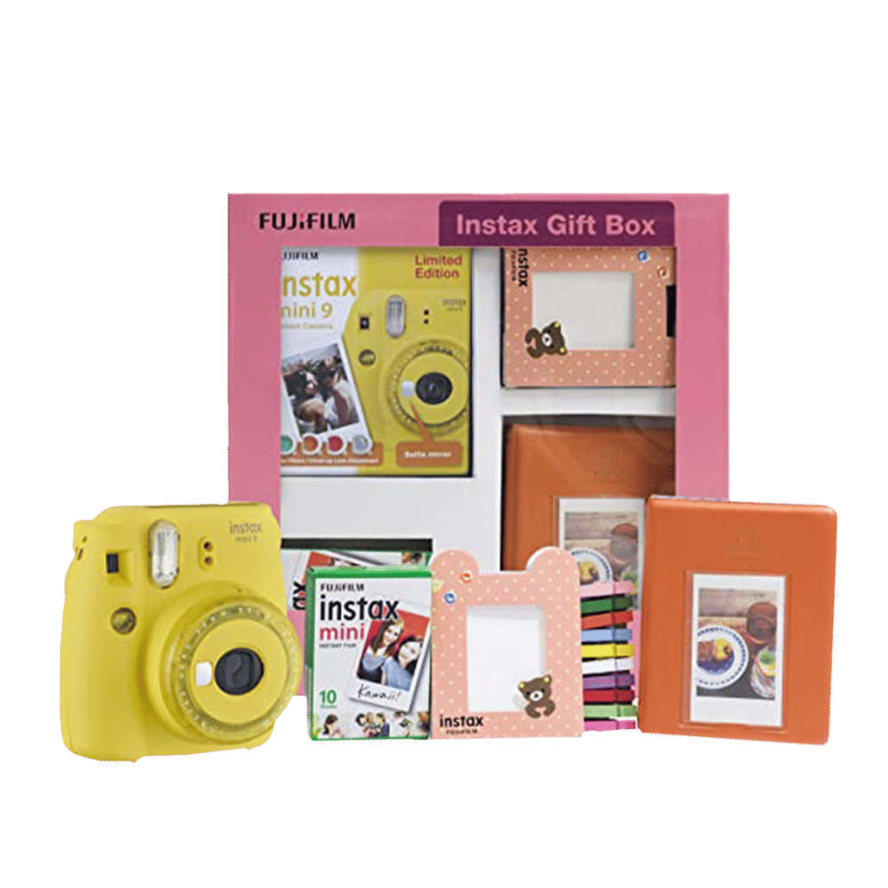 FUJIFILM Instax Mini Instant Camera (Clear Yellow)