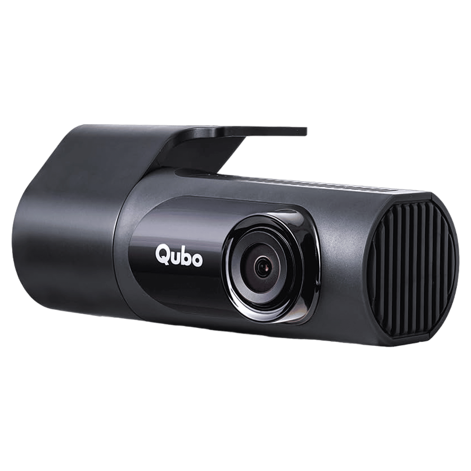 Qubo Dashcam Pro X Full HD and 2MP Action Camera with 360 Rotatable Design (Space Grey)