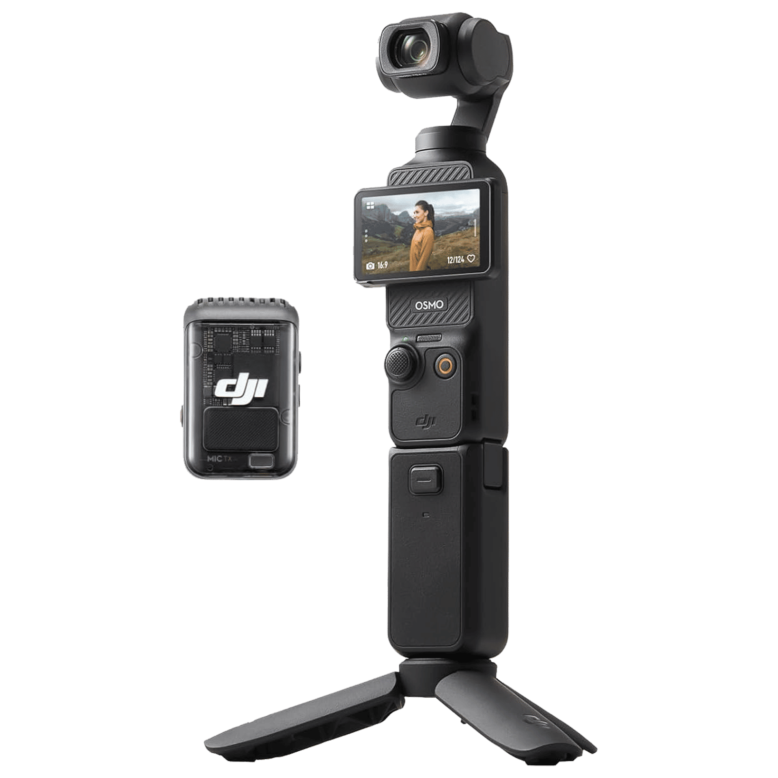 DJI Osmo Pocket 3 Creator Combo 4K and 9.4MP 120 FPS Digital Vlogging Camera with ActiveTrack 6.0 (Black)