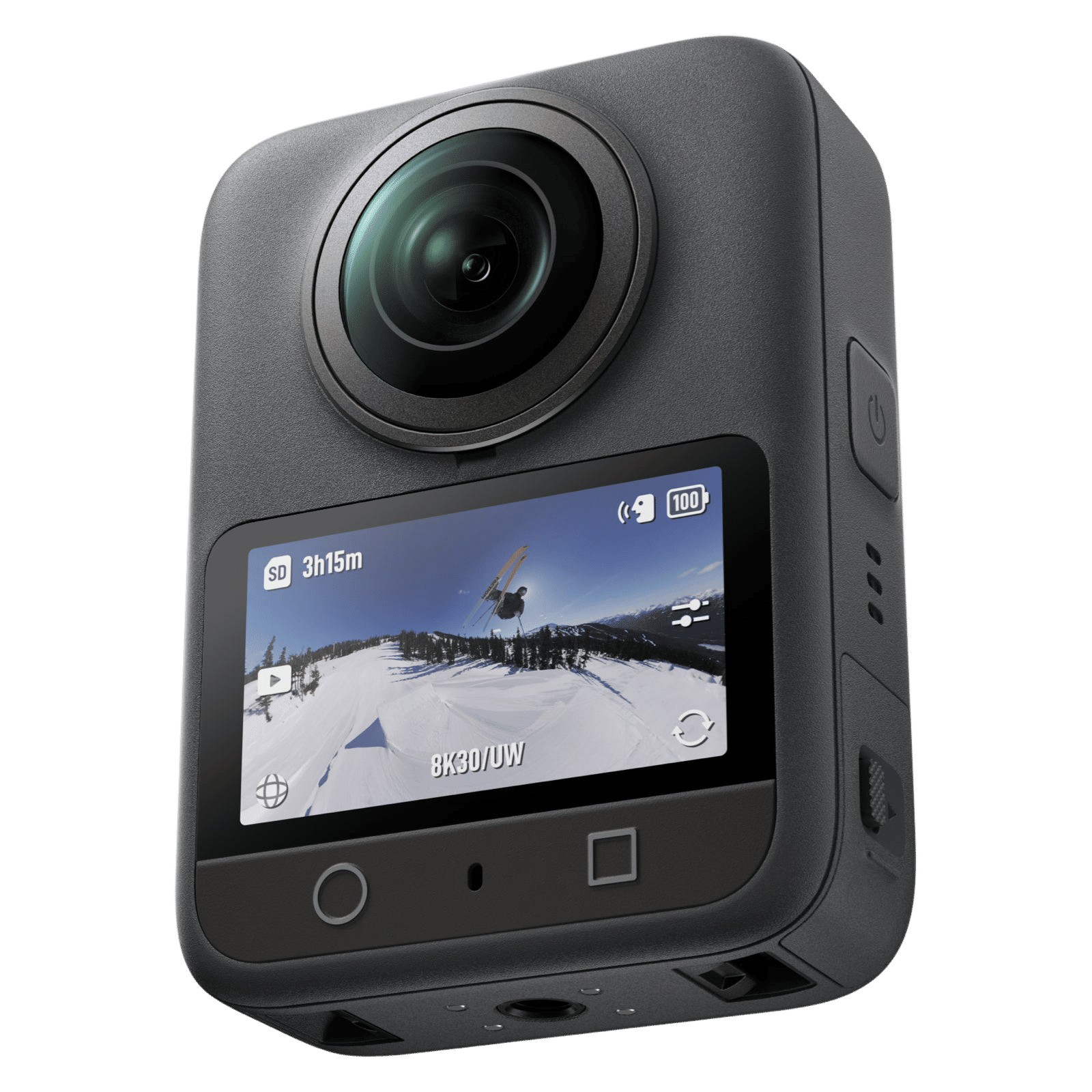 DJI Osmo 360 8K and 120MP 30 FPS Waterproof 360 Degree Action Camera with Magnetic Quick Release (Black)