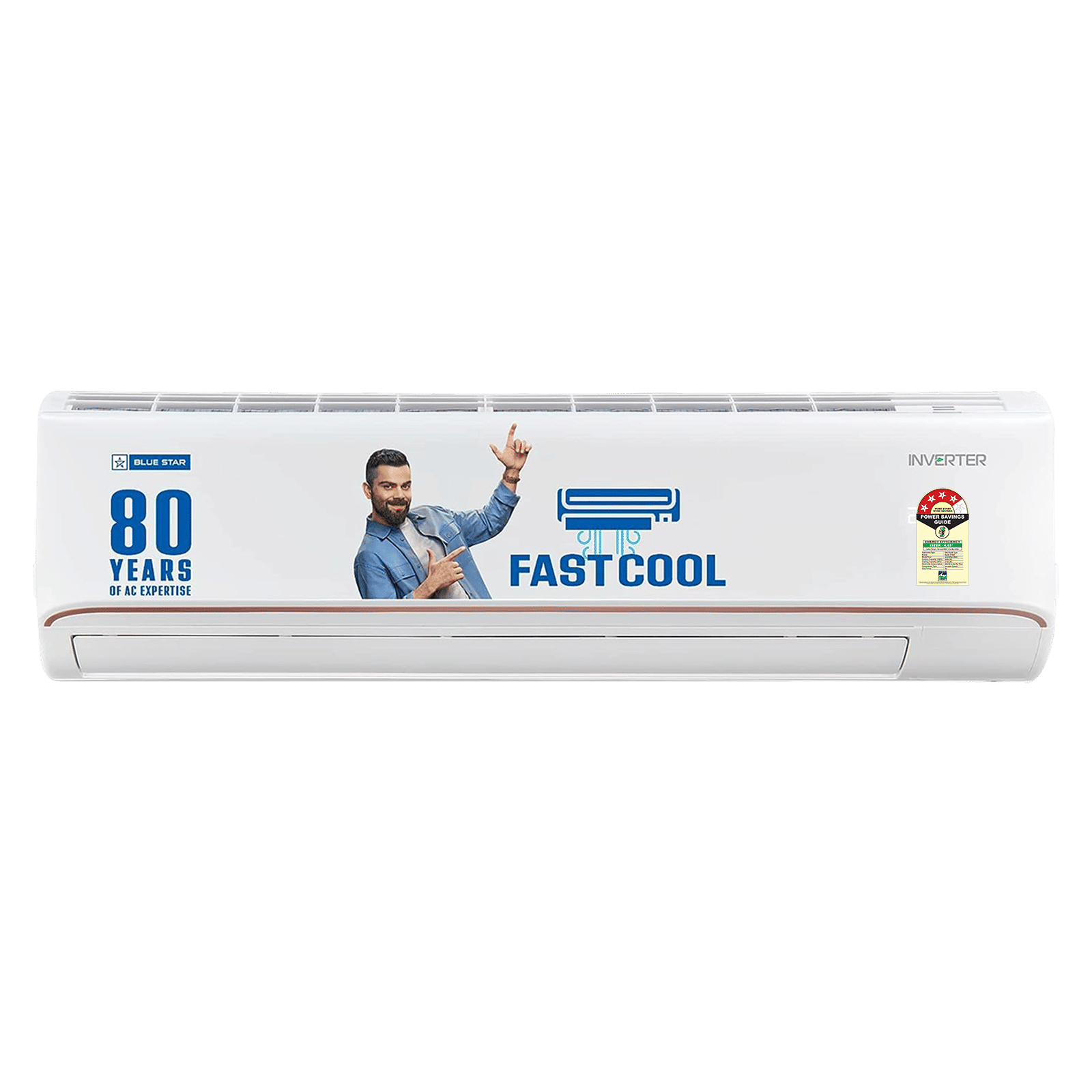 Blue Star FNU 4 in 1 Convertible 1 Ton 4 Star Inverter Split AC with Dust Filter (Copper Condenser, IA412FNU)