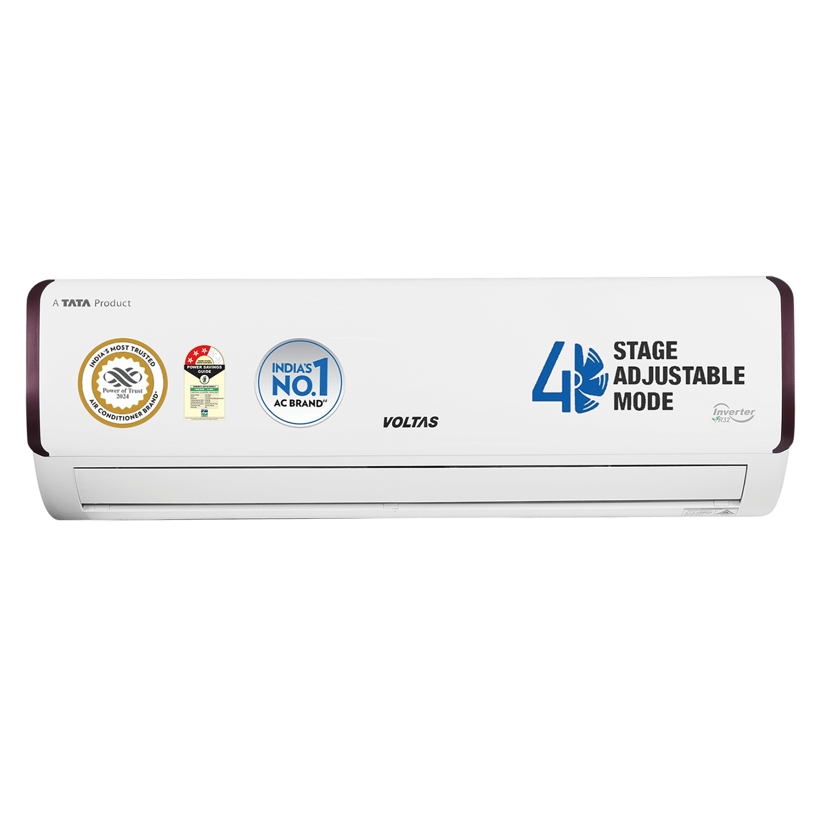 VOLTAS 163V Vectra Pearl 4 in 1 Convertible 1.3 Ton 3 Star Inverter Split AC with Anti Dust Filter ( Copper Condenser, 4503543)