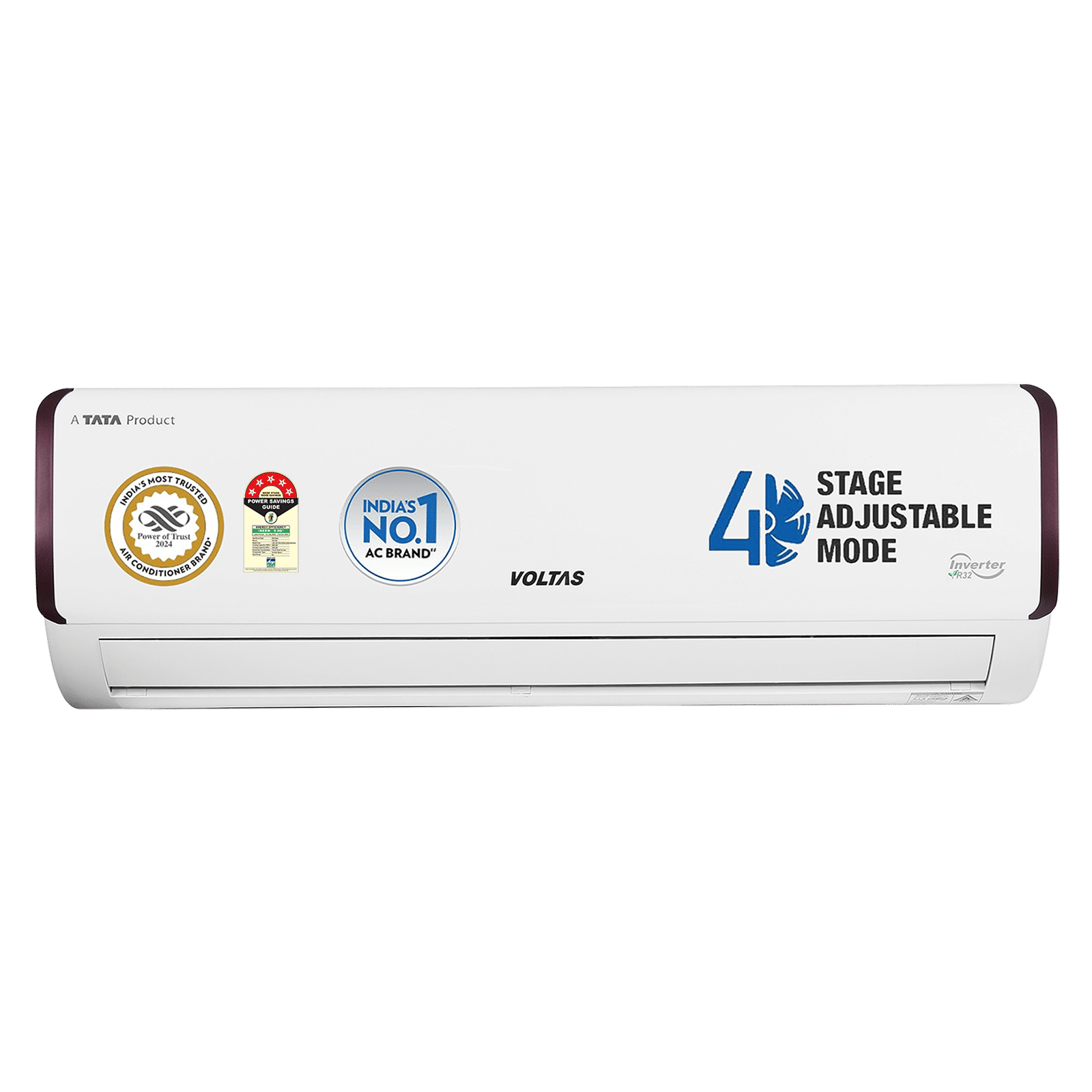 VOLTAS 165V Vectra Pearl 4 in 1 Convertible 1.3 Ton 5 Star Inverter Split AC with Anti Dust Filter (Copper Condenser, 4503544)