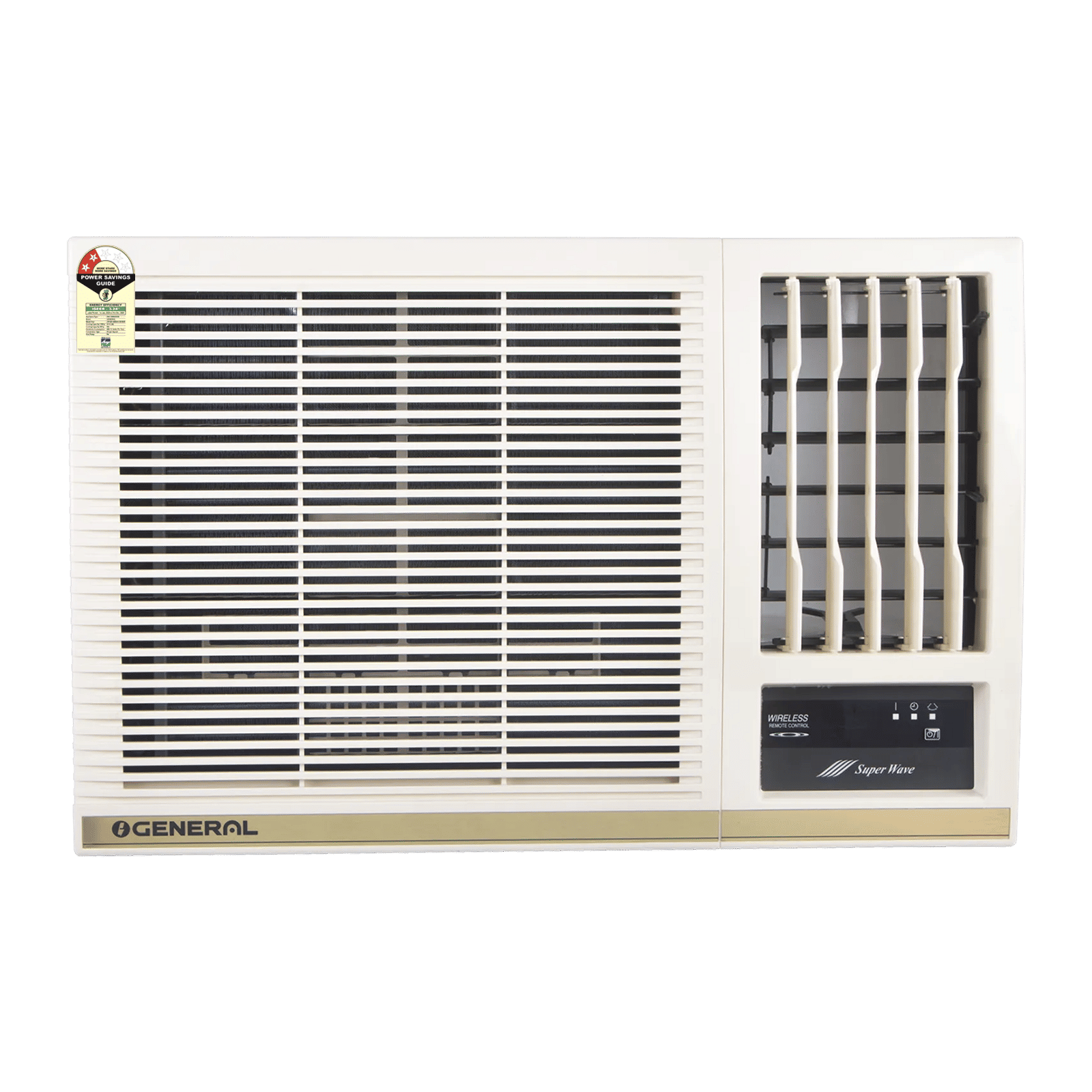 O GENERAL BBAA 1.2 Ton 2 Star Non Inverter Window AC ( Copper Condenser, Dust Filter, AFGB14BBAA-B)