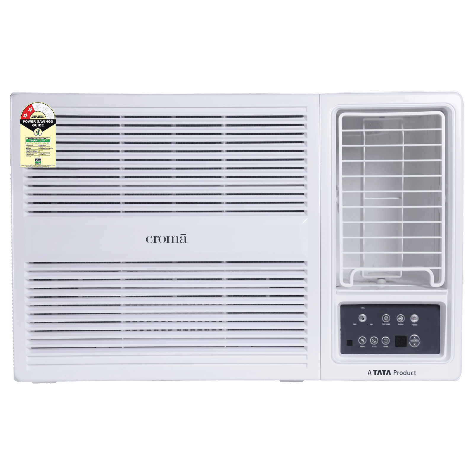 Croma 1.5 Ton 2 Star Fixed Speed Window AC (Copper Condenser, Dust Filter, CRLA018WAD193306)