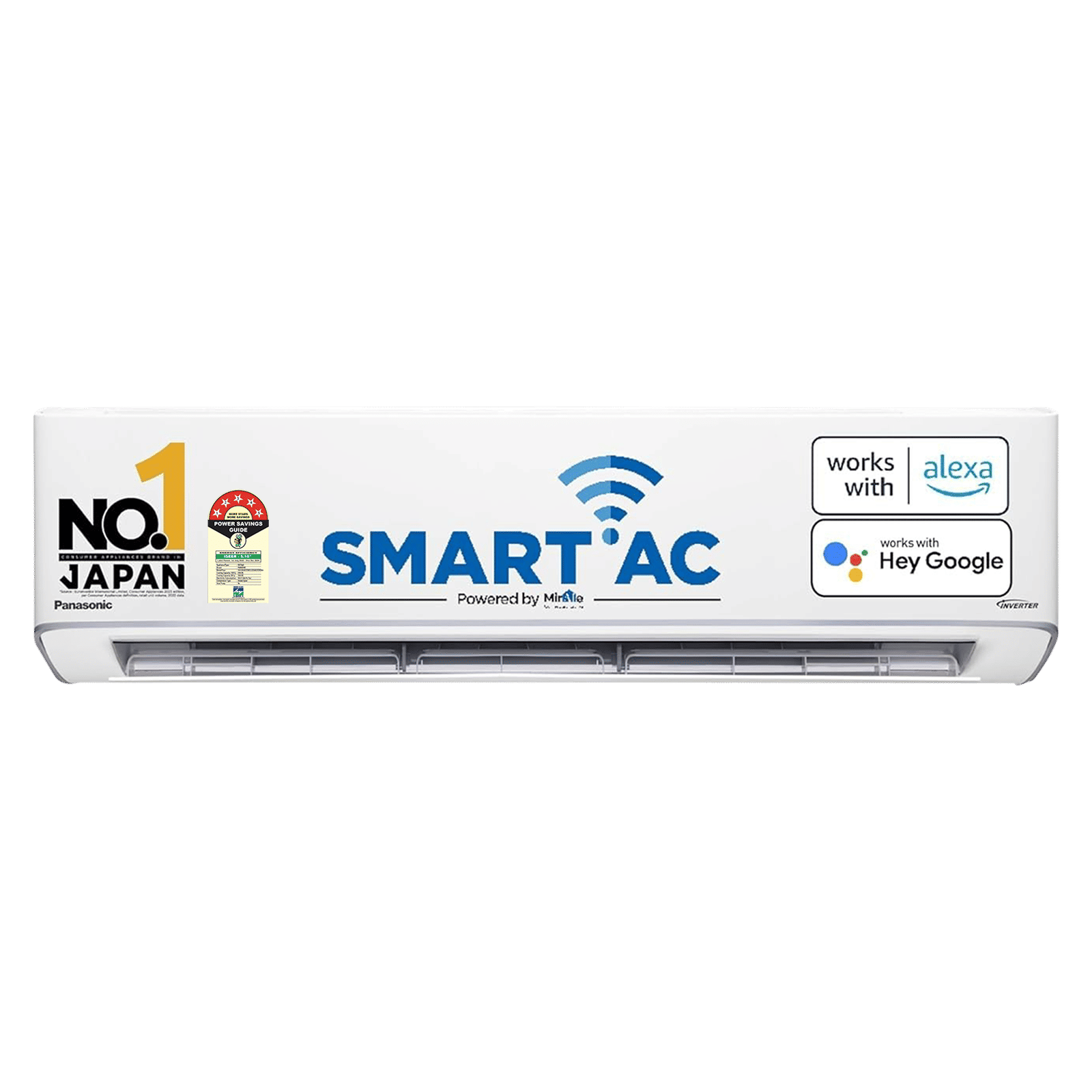 Panasonic EU 7 in 1 Convertible 2 Ton 5 Star Inverter Split Smart AC with AI Mode (Copper Condenser, CS/CU-EU24AKY5FM)