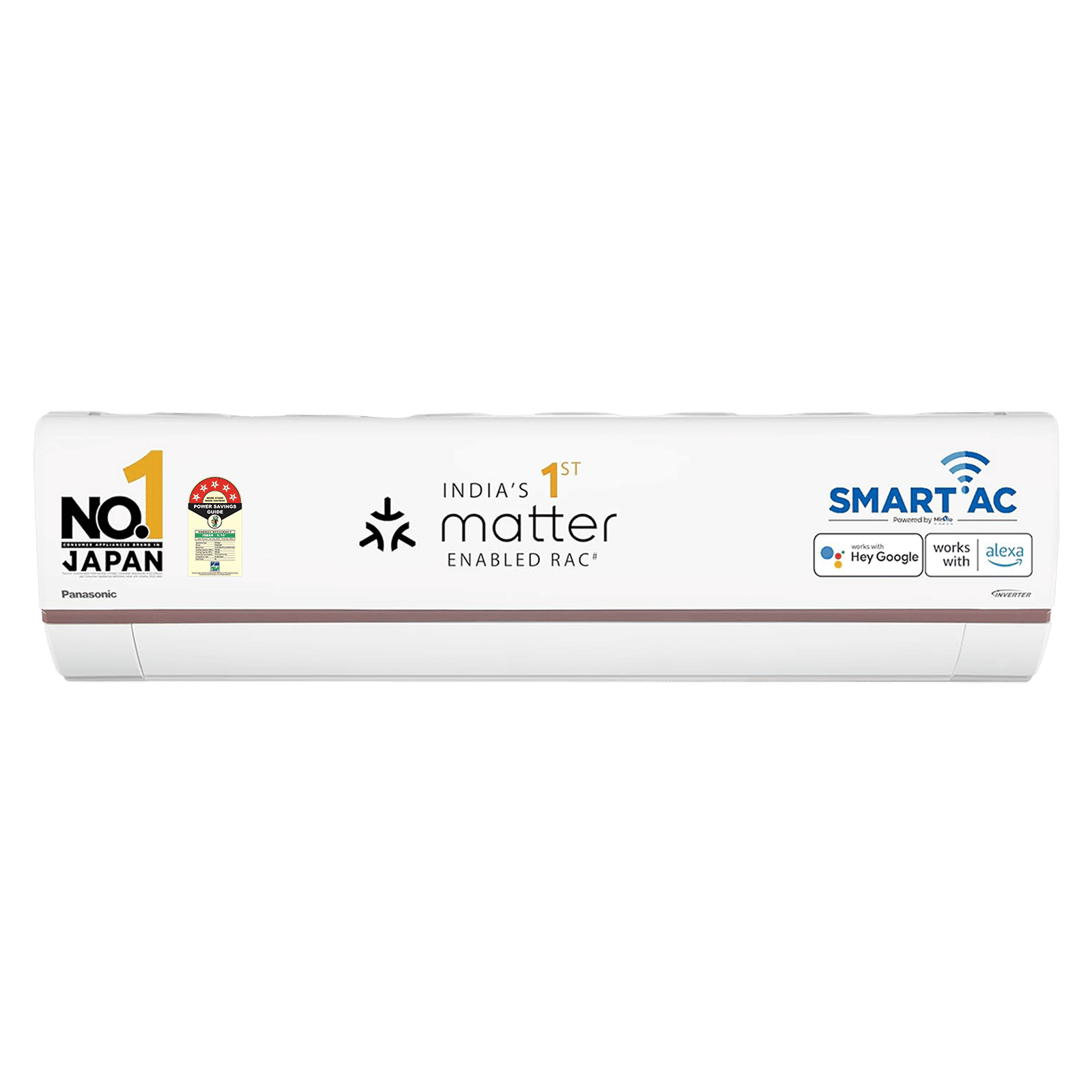 Panasonic XU 7 in 1 Convertible 1.5 Ton 5 Star Inverter Split Smart AC with Voice Control (Copper Condenser, CS/CU-XU18AKYF)