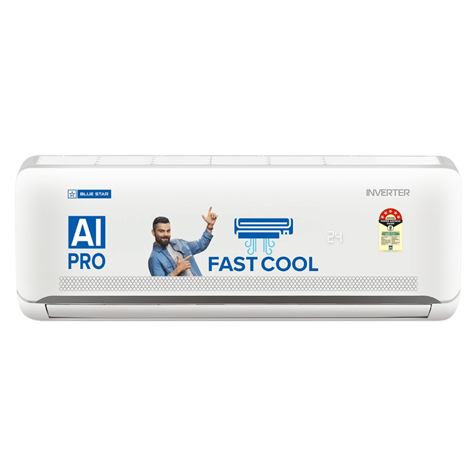 Blue Star N Series 5 in 1 Convertible 1.5 Ton 5 Star Inverter Split Smart AC with Voice Command Technology (Copper Condenser, IC518NNURS)