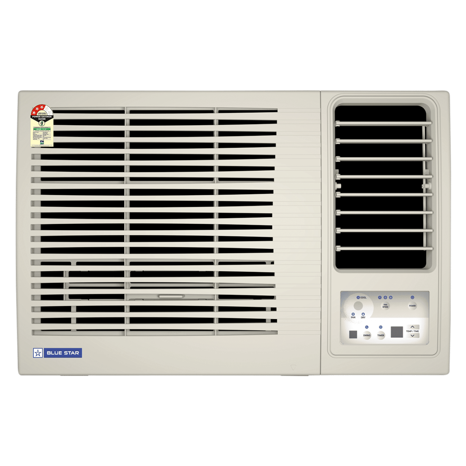 Blue Star L Series 0.8 Ton 3 Star Fixed Speed Window AC (Copper Condenser, Dust Filter, WFD309L)