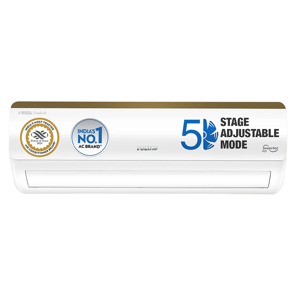 VOLTAS 183V Vertis Smart Elite Gold 1.5 Ton 3 Star Inverter Split Smart AC with IoT Enabled (Copper Condenser, 4503705 )