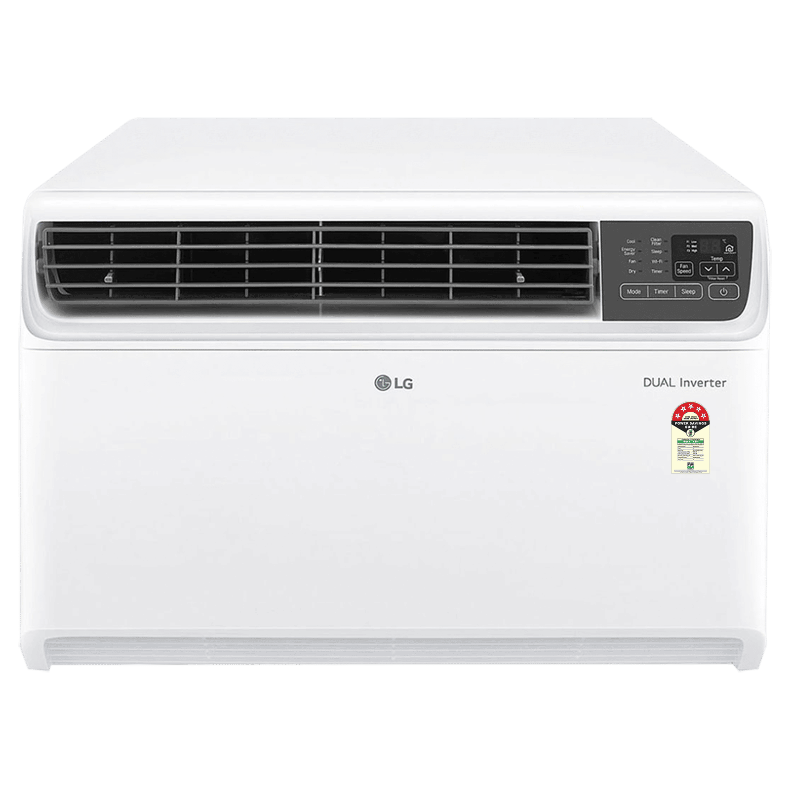 LG 4 in 1 Convertible 1.5 Ton 5 Star Dual Inverter Window AC with Ocean Black Protection (2025 Model, Copper Condenser, 18WWZA.ASLG)