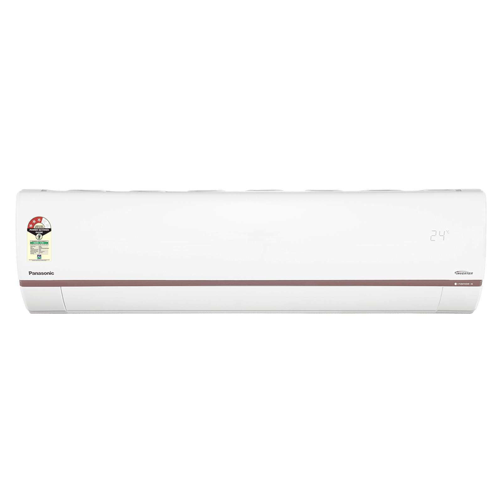 Panasonic WU 7 in 1 Convertible 2 Ton 3 Star Inverter Split Smart AC with Voice Assistant (2025 Model, Copper Condenser, CS/CU-WU24BKYFM)