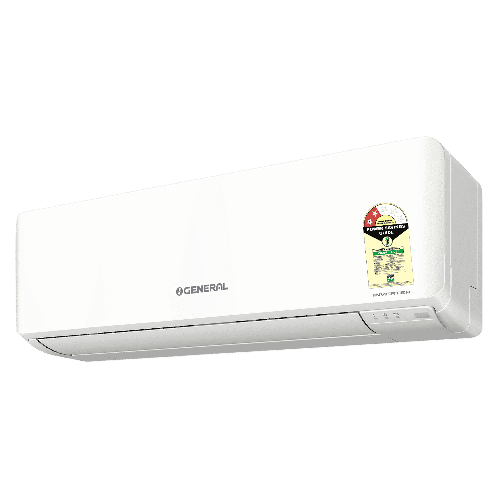 O GENERAL Advanced Hyper Tropical 1.5 Ton 2 Star Inverter Split AC (Copper Condenser, ASGG18CPAB-B)