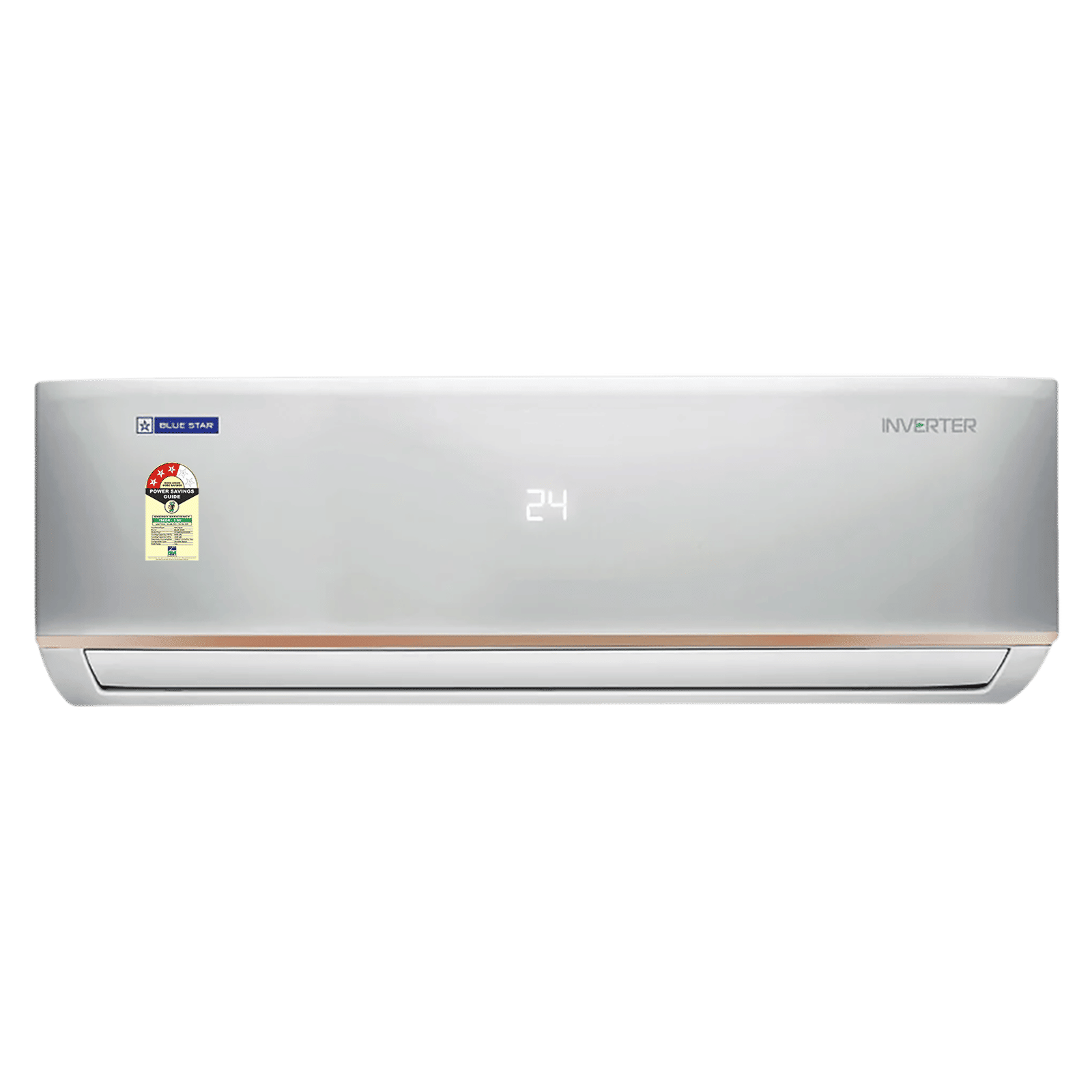 Blue Star D Series 5 in 1 Convertible 2 Ton 3 Star Hot & Cold Inverter Split AC with PM 2.5 Filter (2025 Model, Copper Condenser, IC324DNUHC)