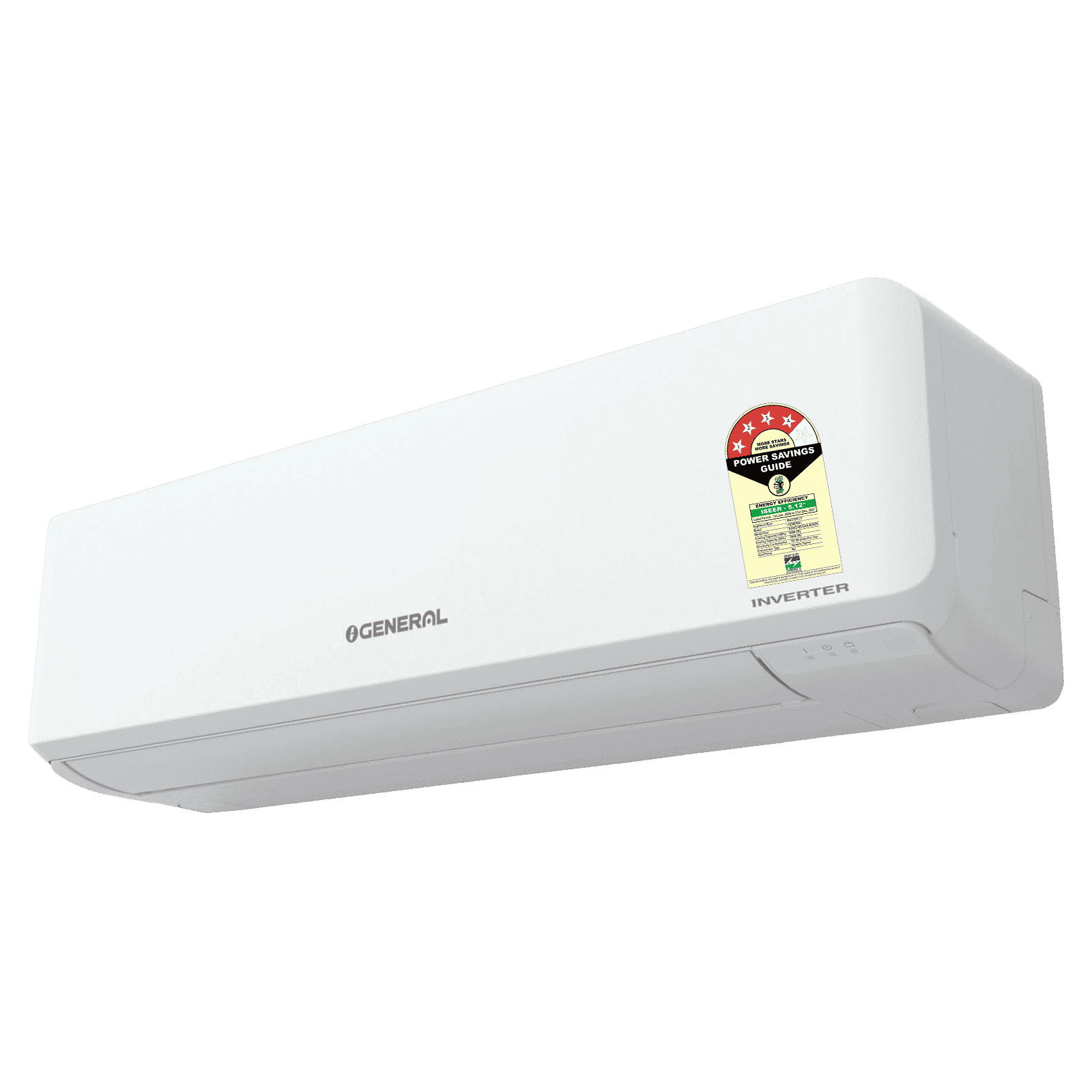 O GENERAL Advanced Hyper Tropical 1.5 Ton 4 Star Inverter Split AC (Copper Condenser, ASGG18CGAA-B)