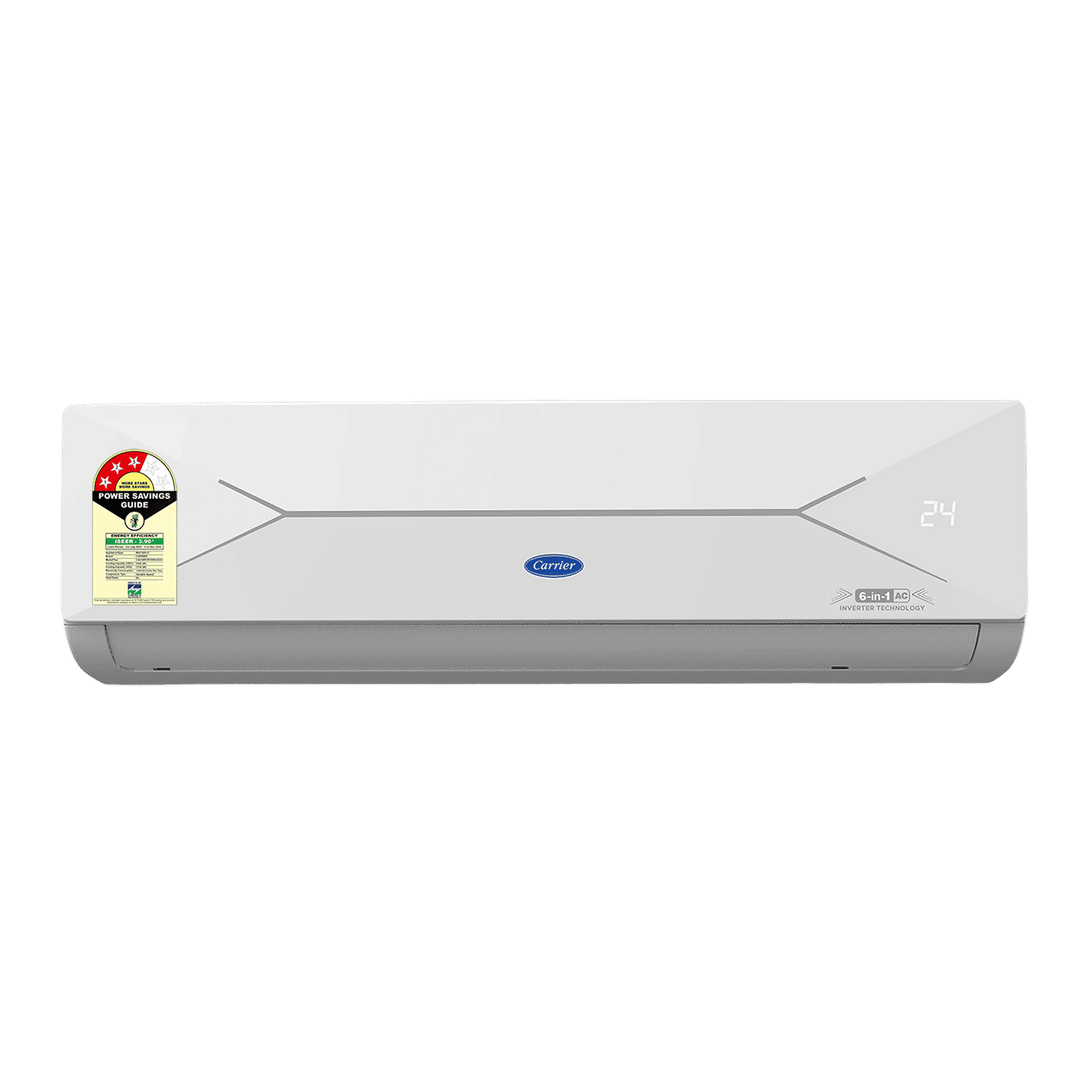 Carrier ESTER EDGE FXi 6 in 1 Convertible 2 Ton 3 Star Inverter Split Smart AC with Wi-Fi Supported (Copper Condenser, CAI24EE3R35W0)-picture-44