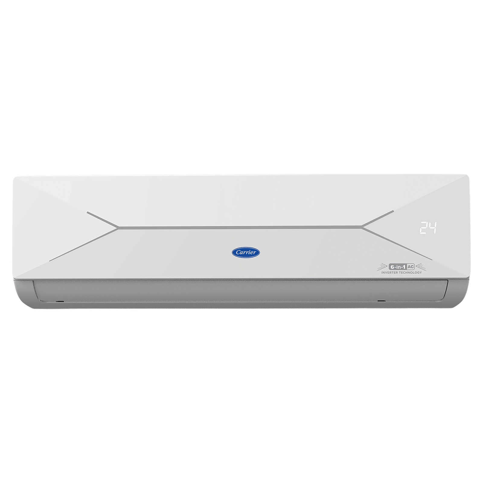 Carrier ESTER EDGE FXi 6 in 1 Convertible 1 Ton 3 Star Inverter Split Smart AC with Wi-Fi Supported (Copper Condenser, CAI12EE3R35W0)