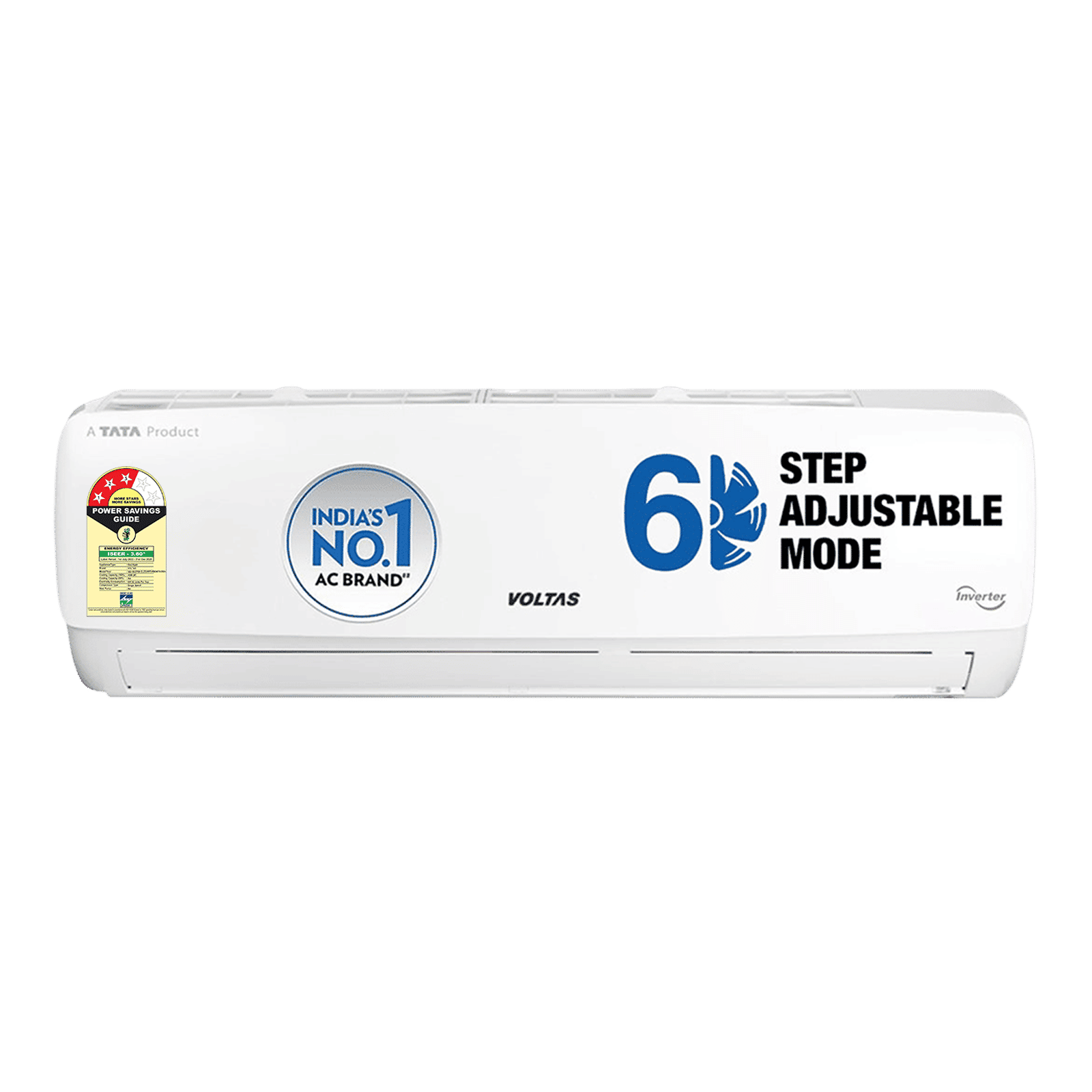 VOLTAS 183 Vectra Elegant 1.5 Ton 3 Star Inverter Split AC (Copper Condenser, Anti-Dust Filter, 4503470)