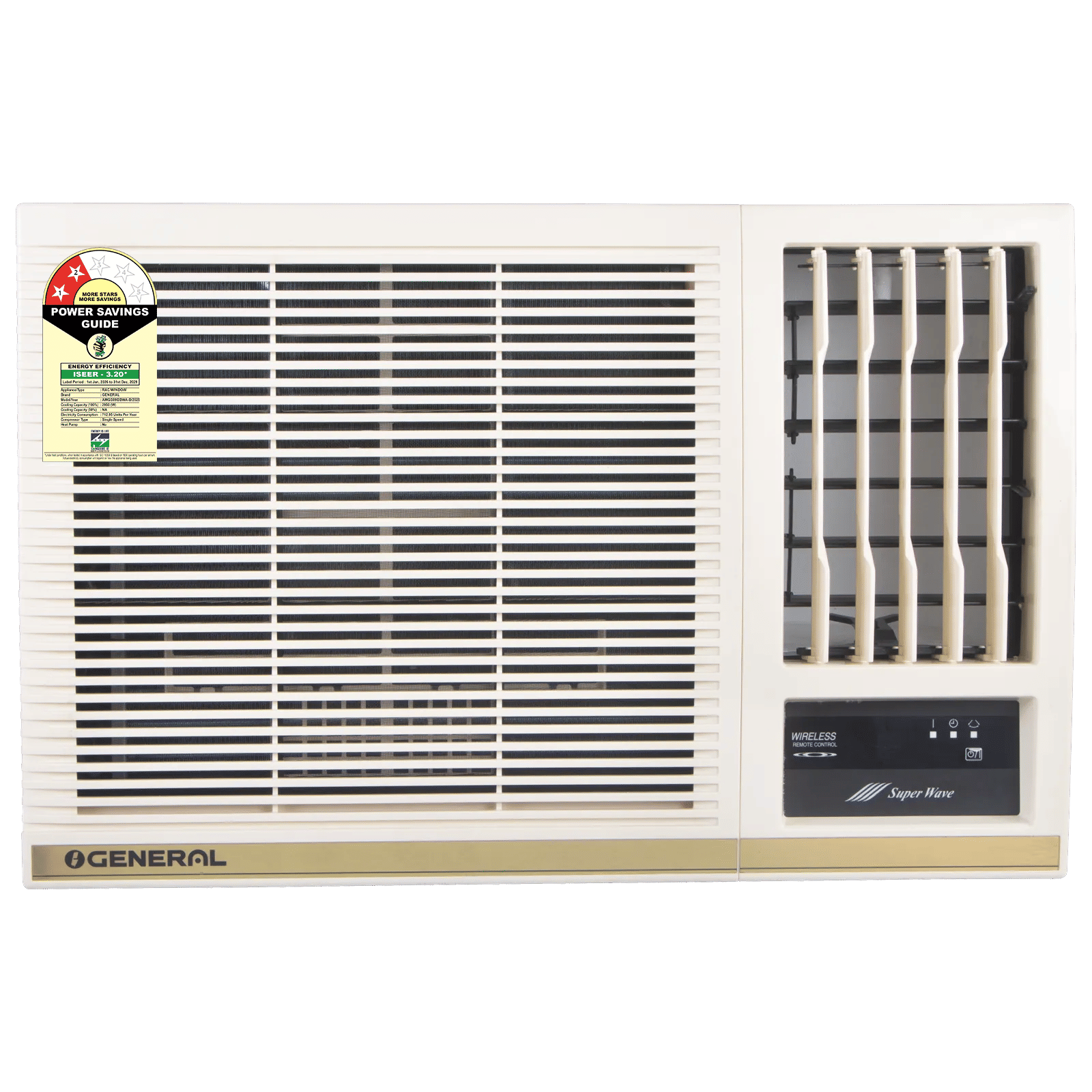 O GENERAL Hyper Tropical 0.84 Ton 2 Star Window AC (Copper Condenser, AMGB09BBWA-B)