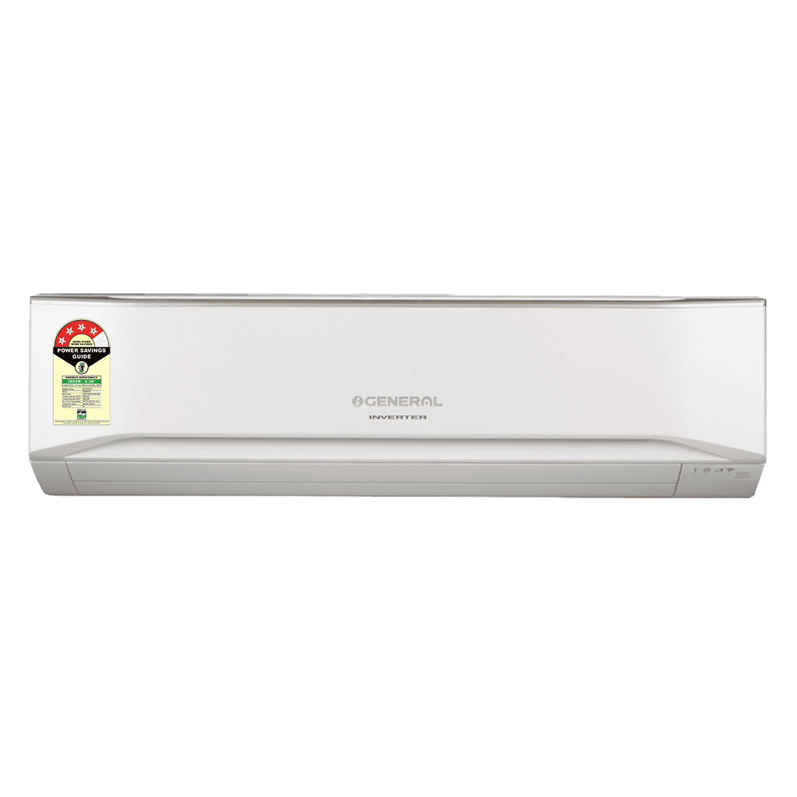 O GENERAL Advanced Hyper Tropical 1.5 Ton 4 Star Inverter Split AC (Copper Condenser, PM 2.5 Filter, ASGG18CETB-B)