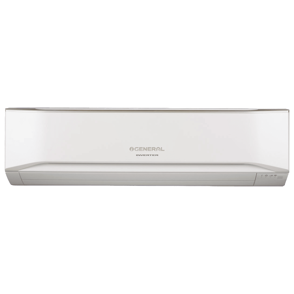 O GENERAL Advanced Hyper Tropical 1.5 Ton 5 Star Inverter Split AC (Copper Condenser, PM 2.5 Filter, ASGG18CETB-B)