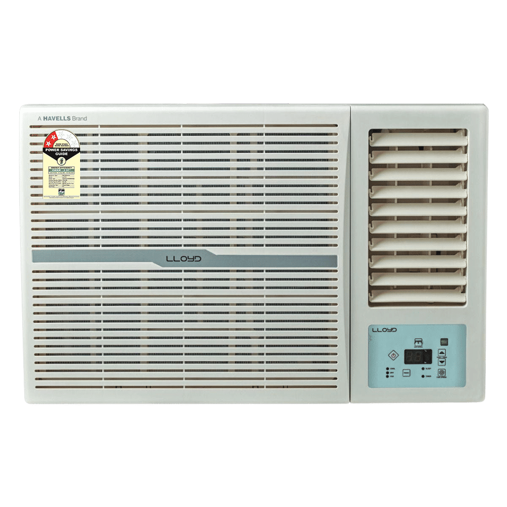 LLOYD EW 1 Ton 2 Star Fixed Speed Window AC (Copper Condenser, Clean Air Filter, GLW12C2YWSEW)