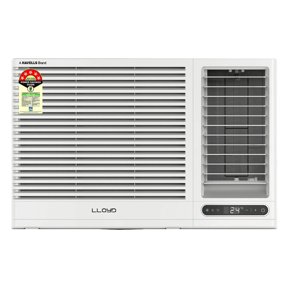 LLOYD EA 1.5 Ton 5 Star Fixed Speed Window AC (Copper Condenser, Clean Air Filter, GLW18C5XWSEA)