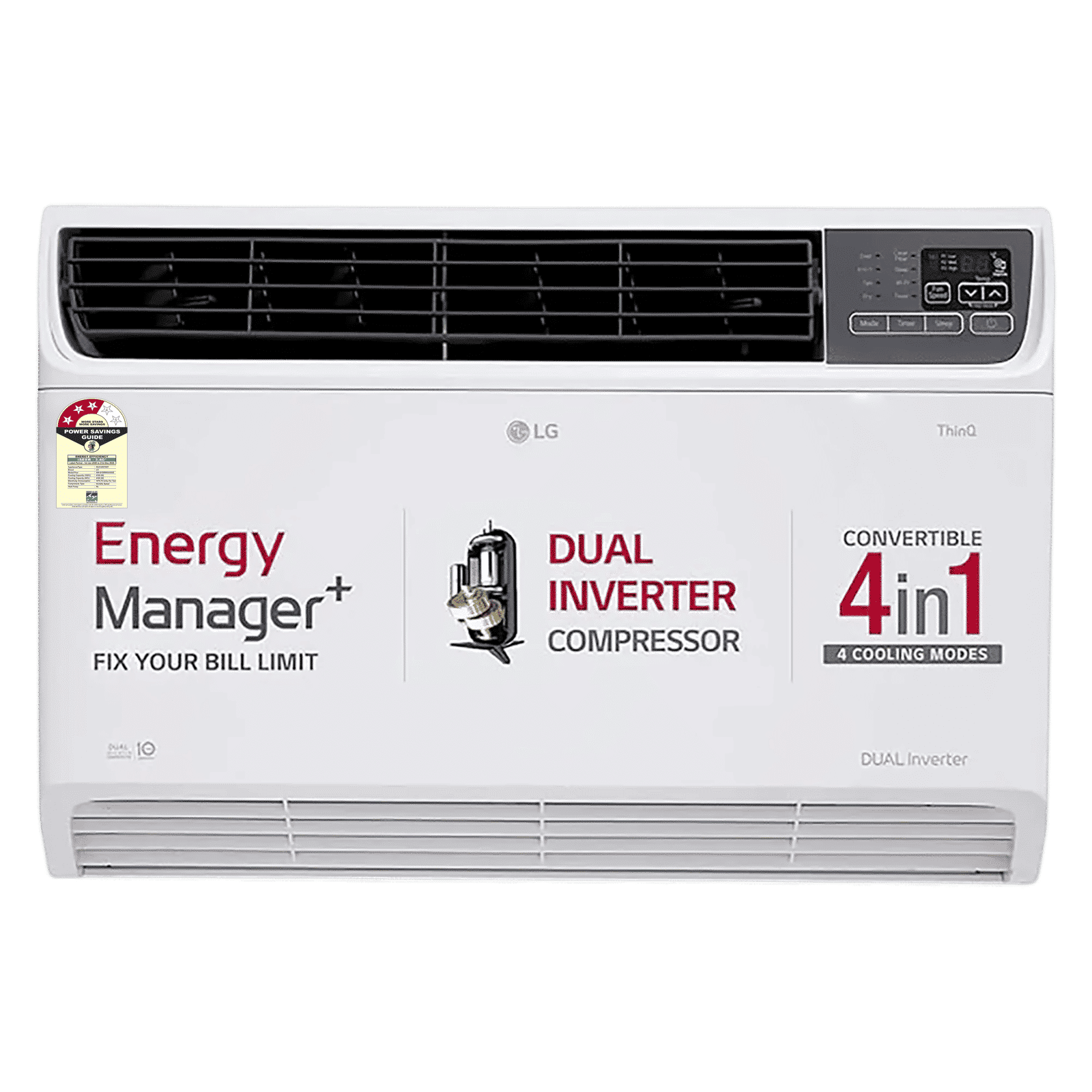 LG 4-in-1 Convertible 1.5 Ton 3 Star Window AC with Dual Rotary Compressor (Copper Condenser, AW-Q18WWXA.ASLG)-picture-39