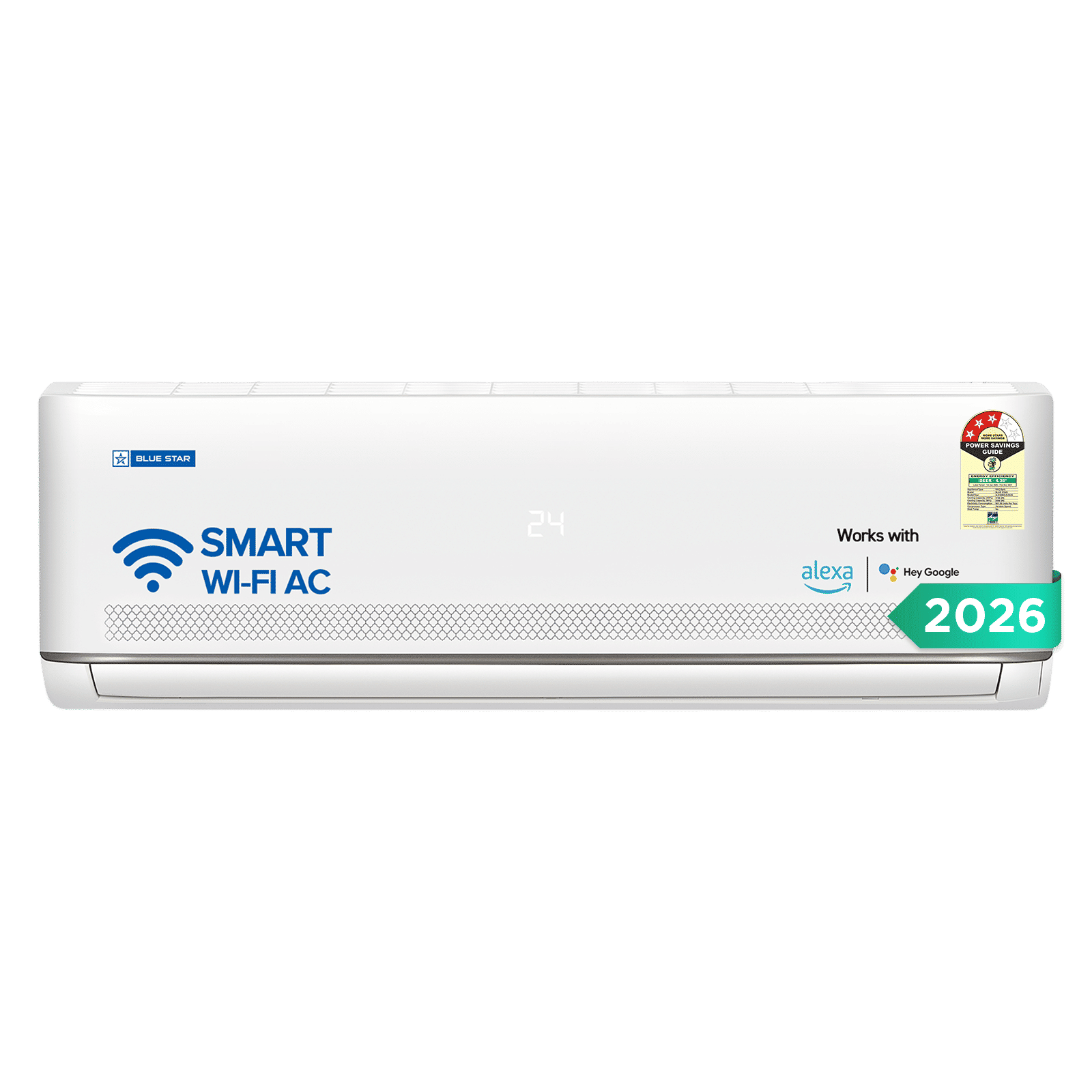 Blue Star M Series 5 in 1 Convertible 1.5 Ton 3 Star Inverter Split Smart AC with Voice Command Technology (2026 Model, Copper Condenser, IA318MXUS)