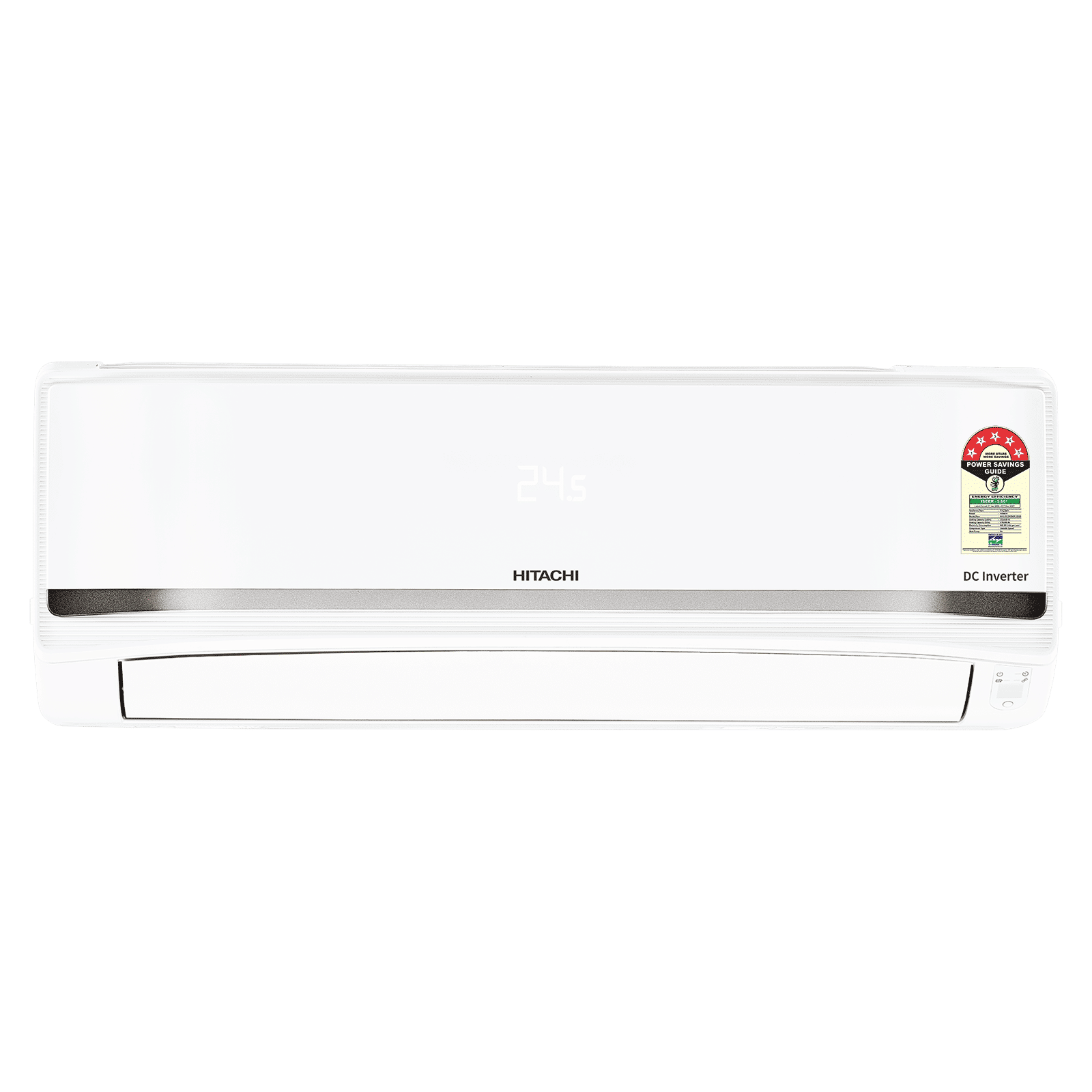 HITACHI Yoshi 5500STXL Convertible 1 Ton 5 Star Inverter Split AC with Anti Bacterial SuperFine Mesh Filter (Copper Condenser, RAS.V512PCDIST)