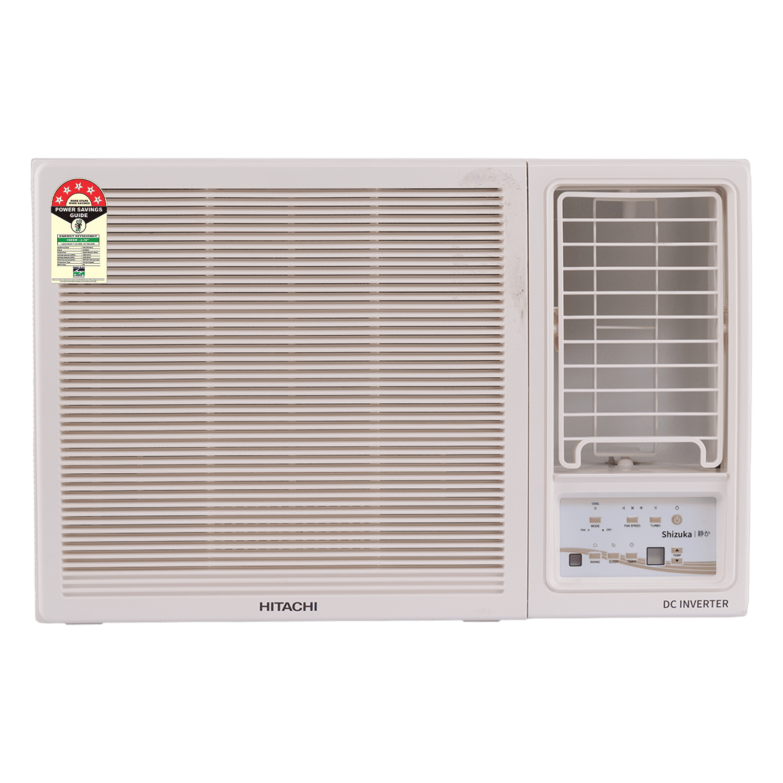 HITACHI Shizuka 1.5 Ton 5 Star Inverter Window AC (Copper Condenser, RAW518HIEO)