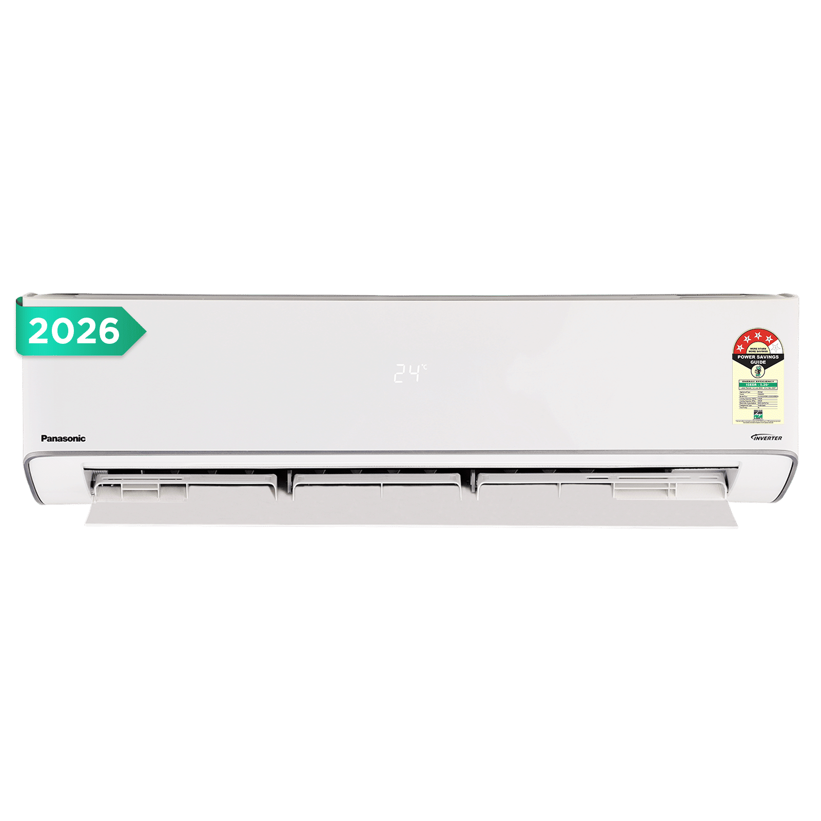 Panasonic EU 8 in 1 Convertible 2 Ton 4 Star Inverter Split Smart AC with Google & Alexa Voice Assistant (2026 Model, Copper Condenser, CS/CU-EU24CKY4FM)