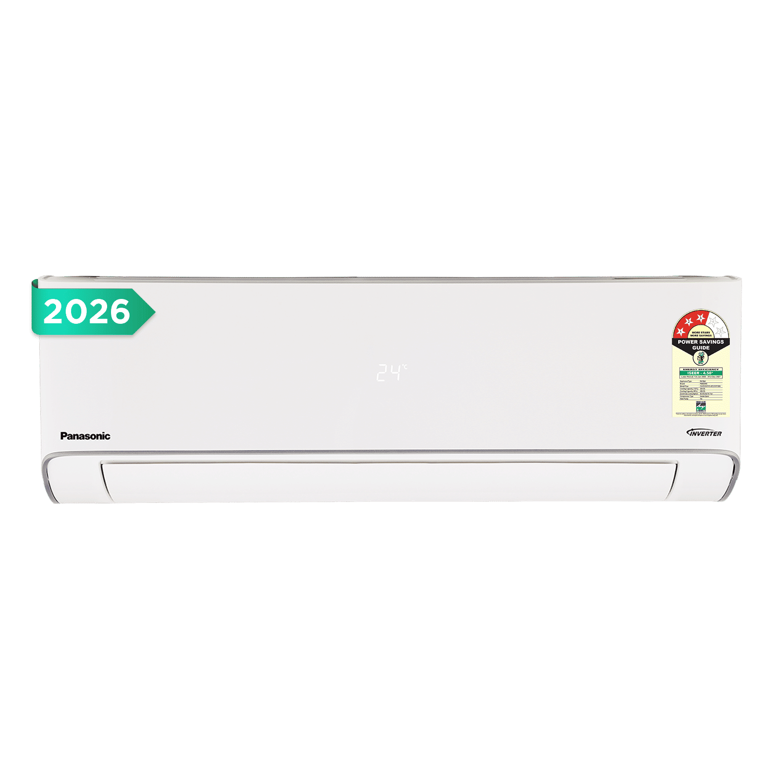 Panasonic EZ 8 in 1 Convertible 1 Ton 3 Star Hot & Cold Inverter Split AC with PM 0.1 Filter (2026 Model, Copper Condenser, CS/CU-EZ12CKYF)