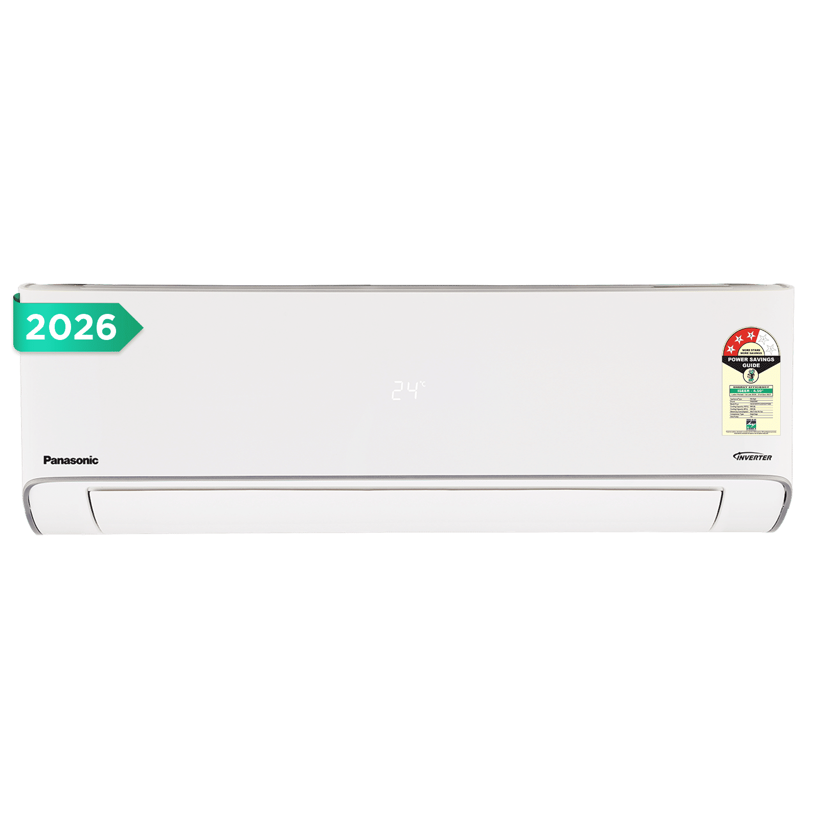 Panasonic EZ 8 in 1 Convertible 1.5 Ton 3 Star Hot & Cold Inverter Split  AC with PM 0.1 Filter (2026 Model, Copper Condenser, CS/CU-EZ18CKYF)
