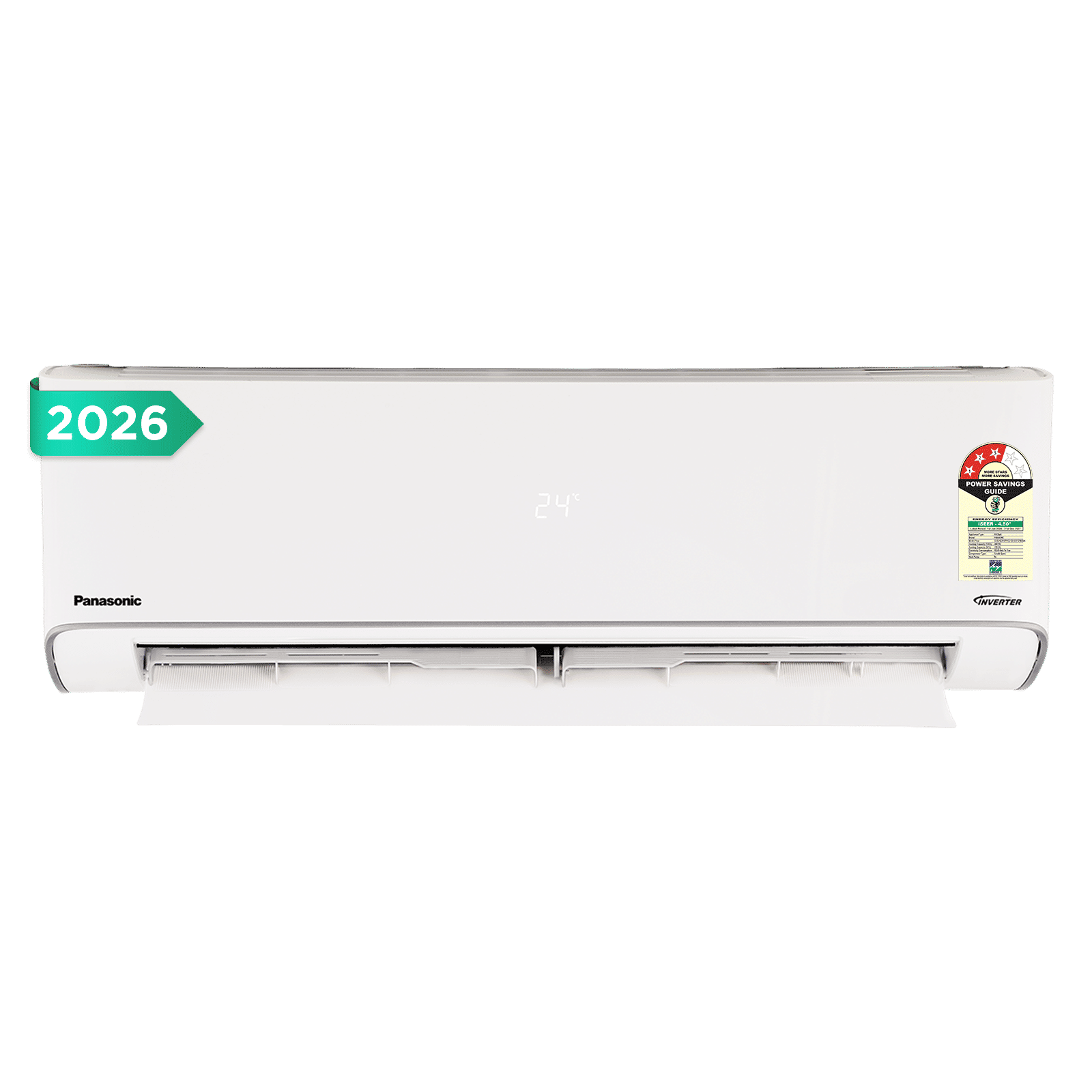 Panasonic EU 8 in 1 Convertible 1 Ton 3 Star Inverter Split Smart AC with Google & Alexa Voice Assistant (2026 Model,Copper Condenser, CS/CU-EU12CKY3FM)