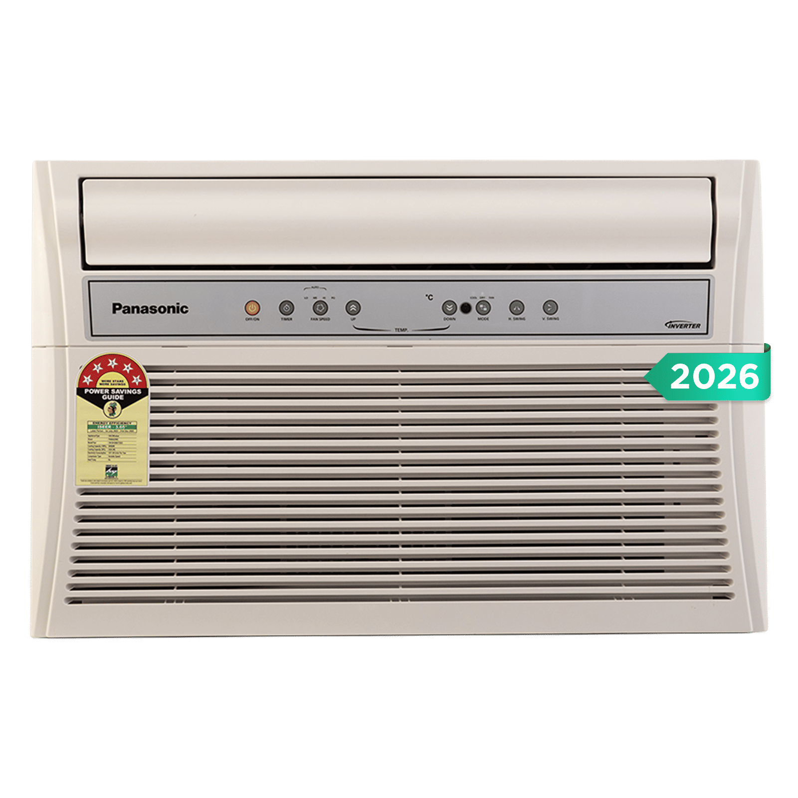 Panasonic XU 8 in 1 Convertible 1.5 Ton 5 Star Inverter Window AC with PM 0.1 Filter (2026 Model, Copper Condenser, CW-XU185CGT)