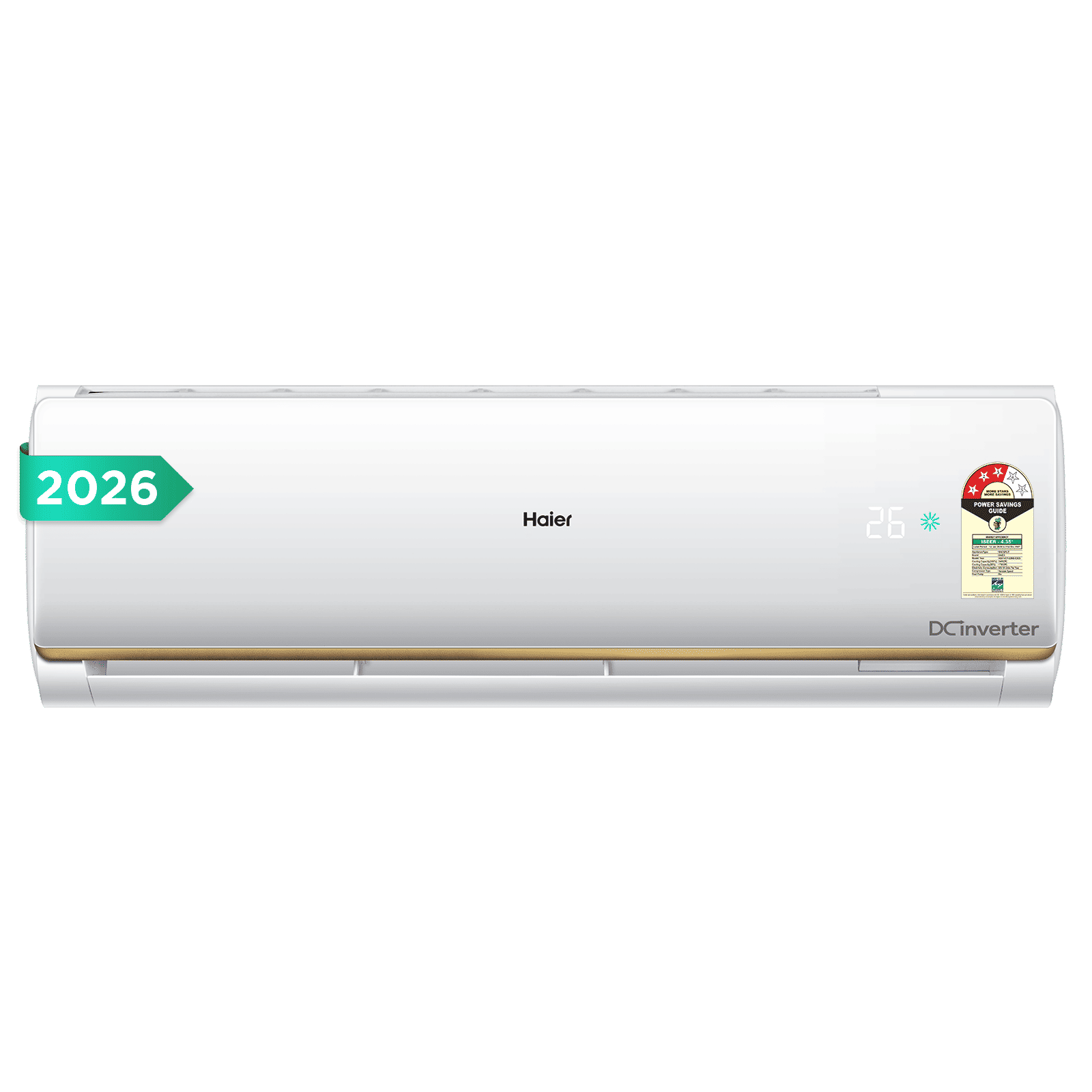 Haier Clean Cool Plus Convertible 1 Ton 3 Star Inverter Split AC with 4 Way Swing (Copper Condenser, HSA14CP-G3NB-I)