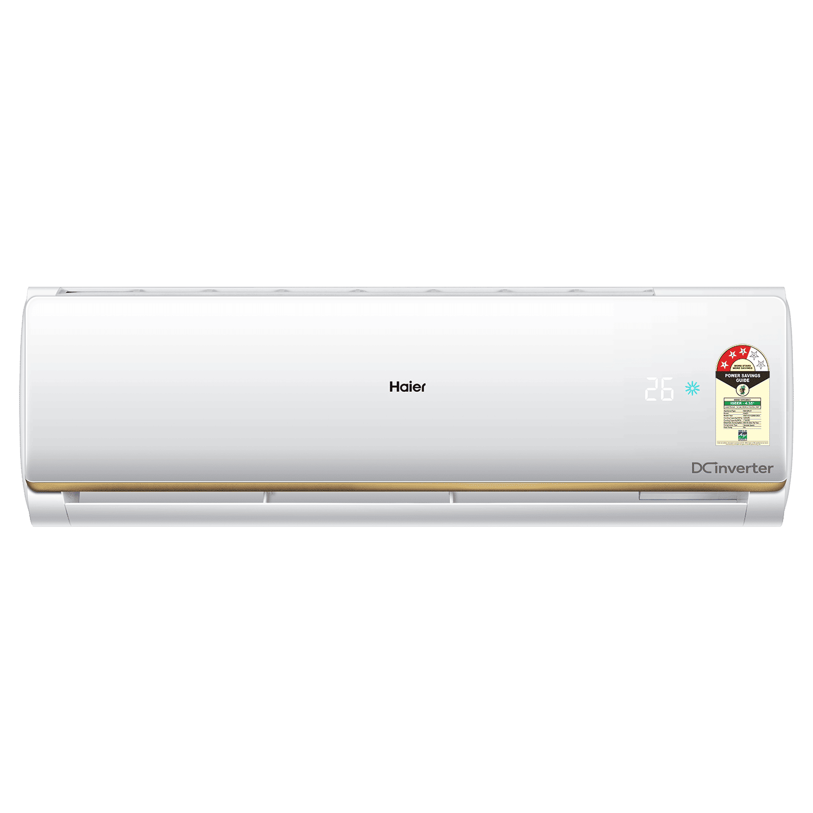 Haier Clean Cool Plus Convertible 1 Ton 3 Star Inverter Split AC with 4 Way Swing (Copper Condenser, HSA14CP-G3NB-I)