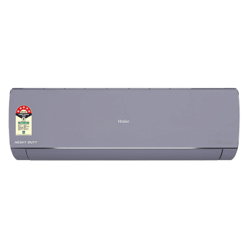 Haier Gravity Heavy Duty AI Plus Convertible 1.6 Ton 5 Star Inverter Split AC with 4 Way Swing (Copper Condenser, HSA19GHD-PAI5NB-I)