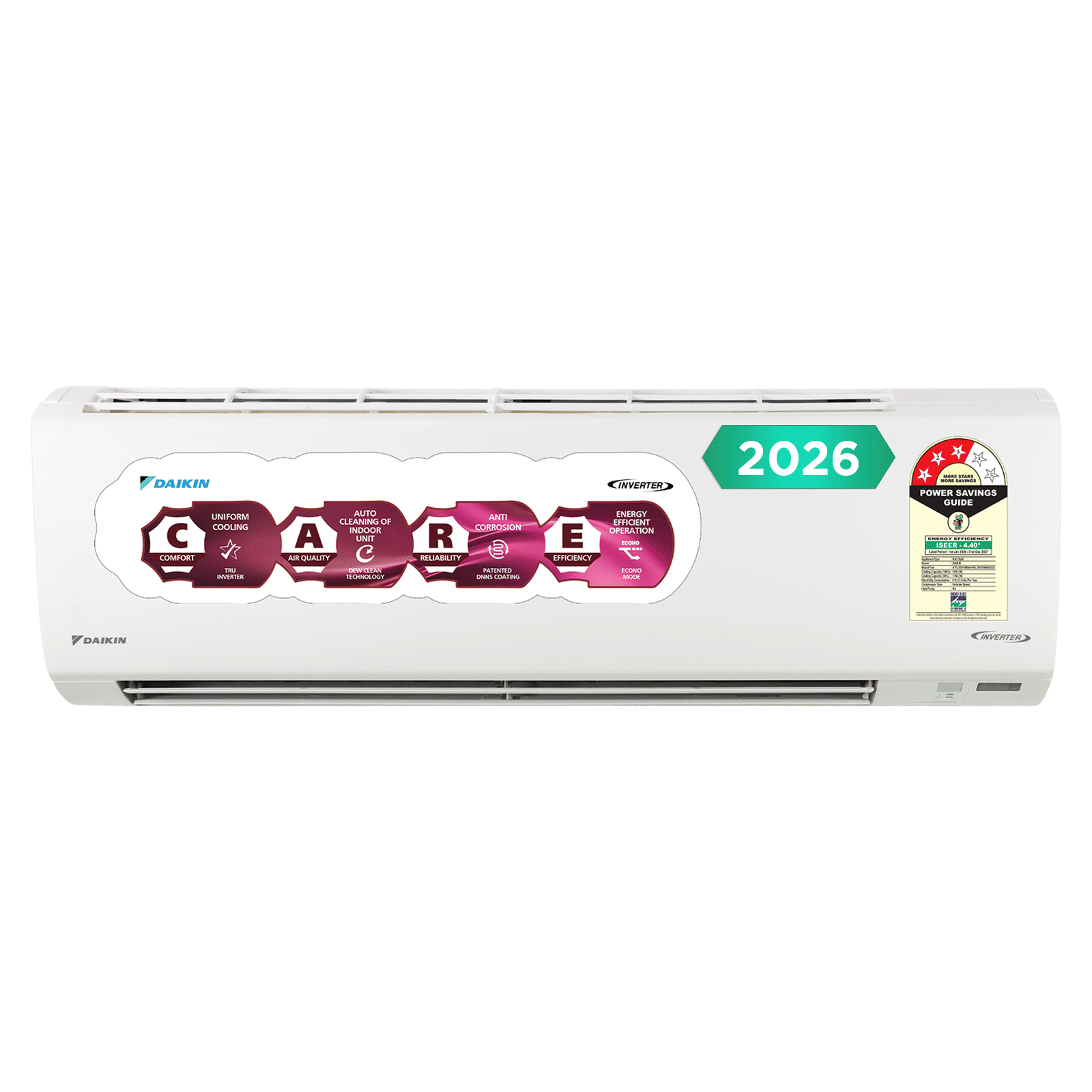 DAIKIN 1 Ton 3 Star Inverter Split AC (Copper Condenser, PM2.5 Filter, ATKL35XV16WAA)