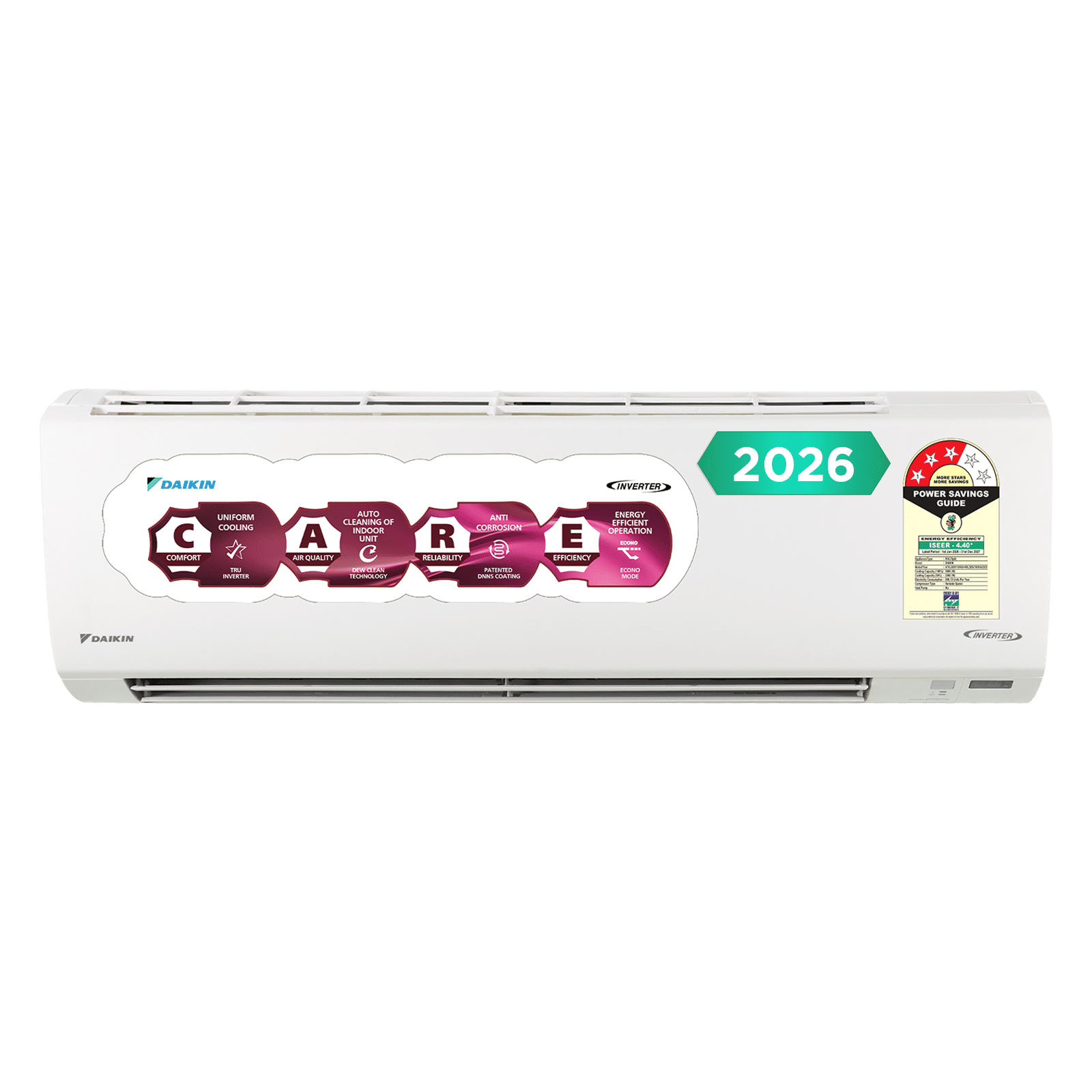 DAIKIN 1.5 Ton 3 Star Inverter Split AC (Copper Condenser, PM2.5 Filter, ATKL50XV16VKA)