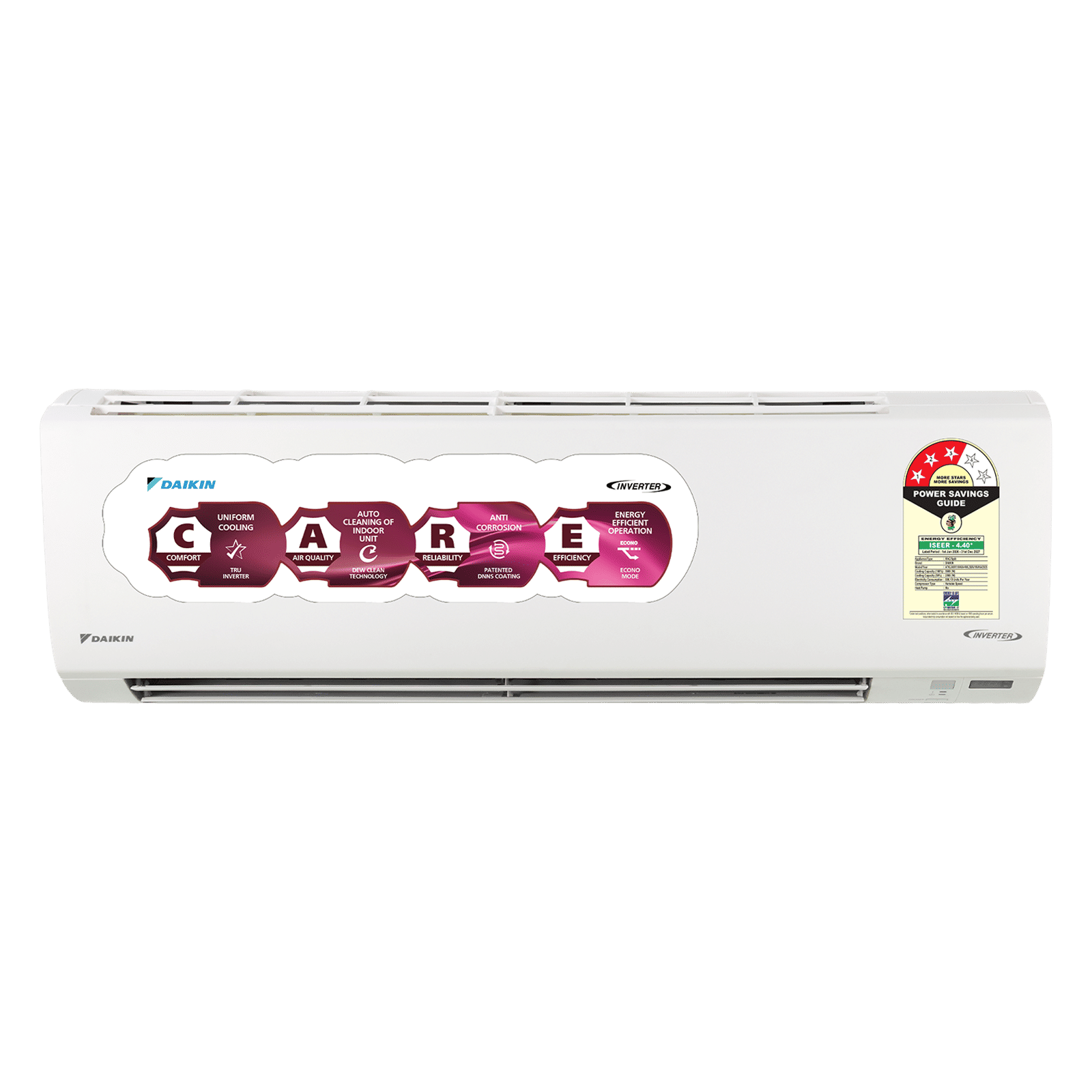 DAIKIN 1.5 Ton 3 Star Inverter Split AC (Copper Condenser, PM2.5 Filter, ATKL50XV16VKA)