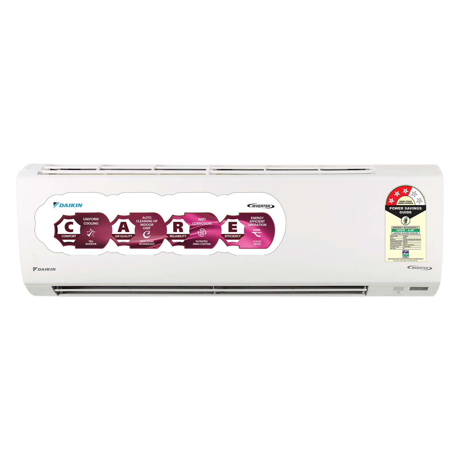 DAIKIN 1.8 Ton 3 Star Inverter Split AC (Copper Condenser, PM2.5 Filter, ATKL60XV16VAA)