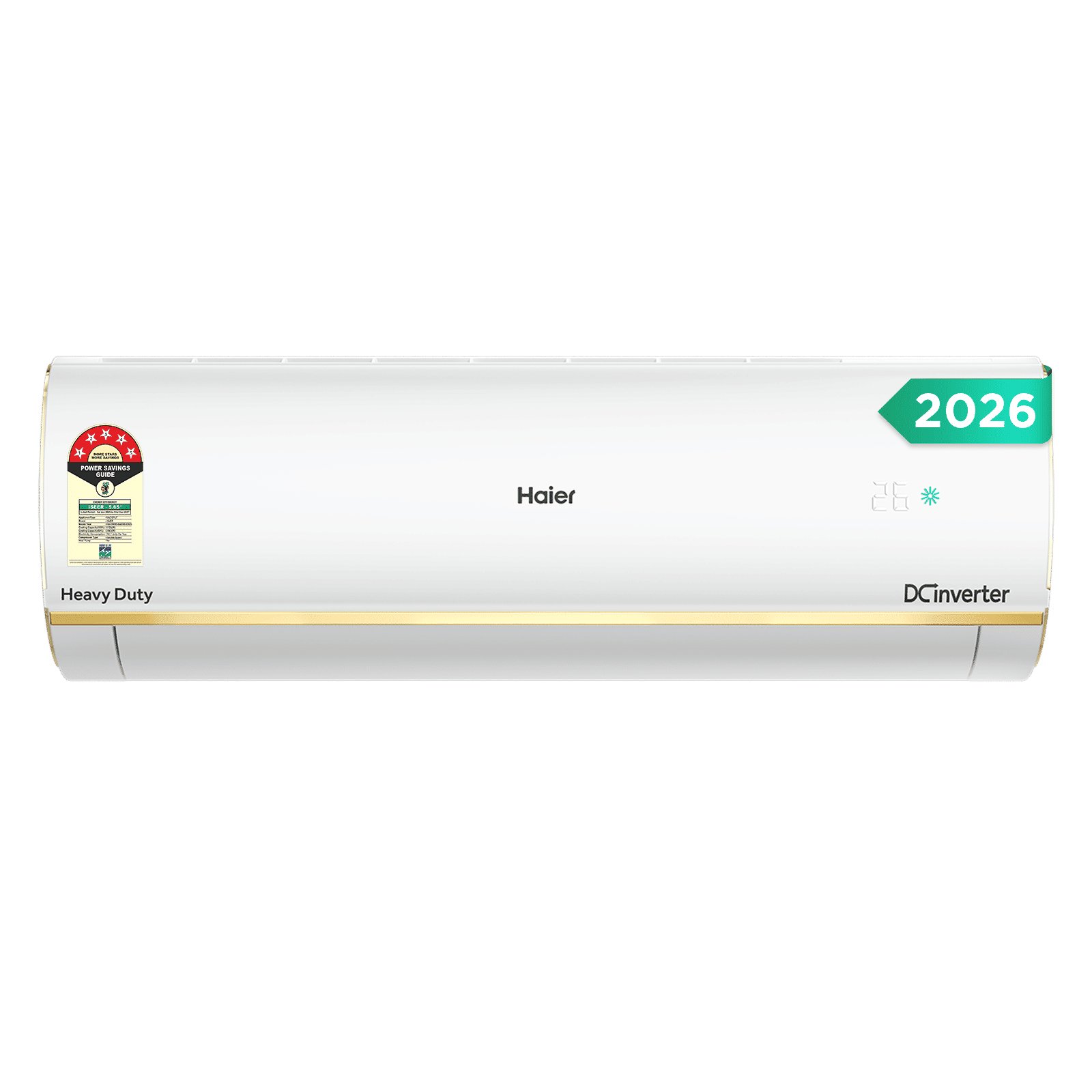 Haier Kinouchi Heavy Duty AI Plus Convertible 1.6 Ton 5 Star Inverter Split AC with 4 Way Swing (Copper Condenser, HSA19KHD-GAI5NB-I)