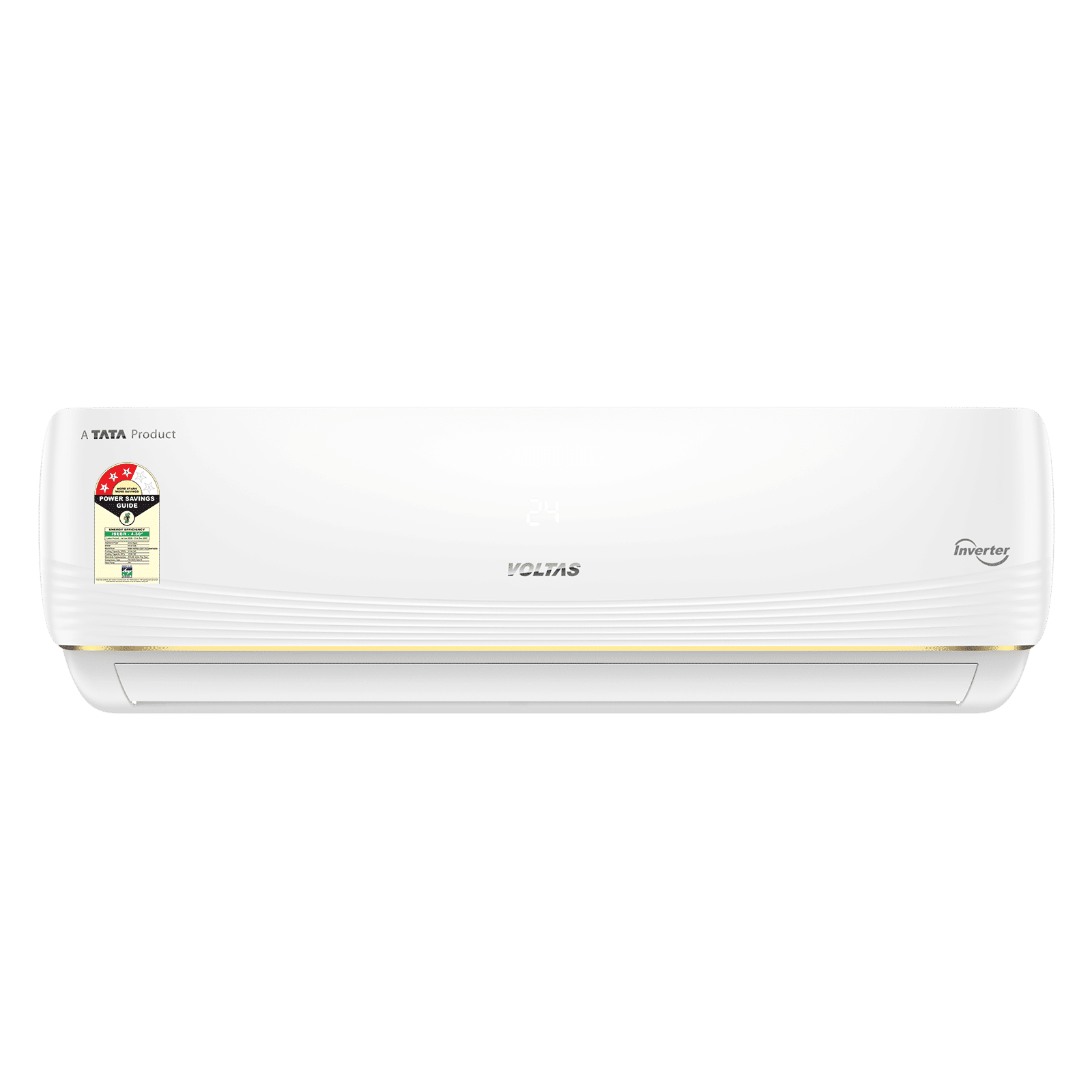 VOLTAS 183INV VERTIS AI ZEST GOLD Convertible 1.5 Ton 3 Star Inverter Split AC with Hidden Display (2026 Model, Copper Condenser, 4504075)