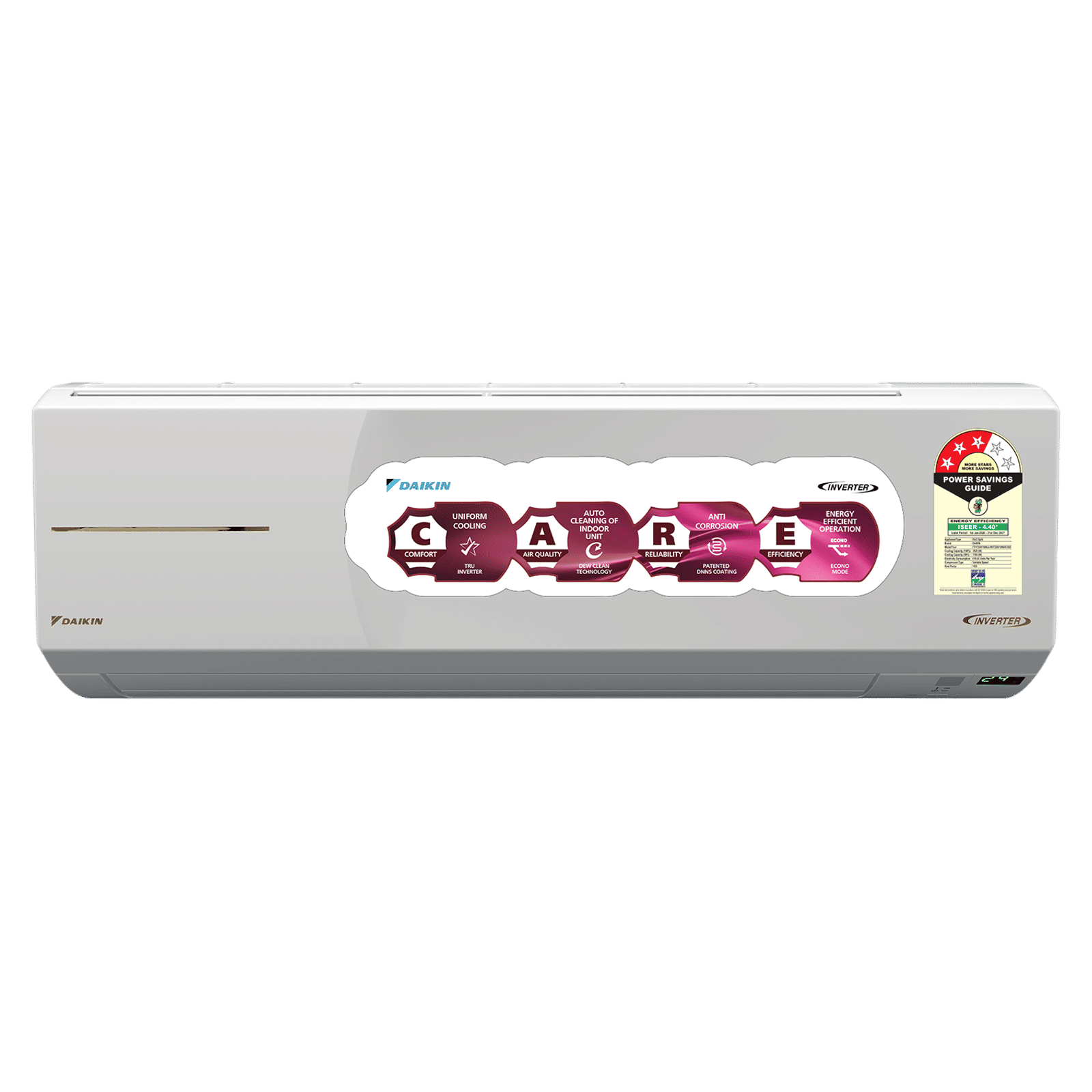 DAIKIN 1 Ton 3 Star Hot & Cold Inverter Split AC (Copper Condenser, PM 1.0 Filter, FTHT35XV16WAA)