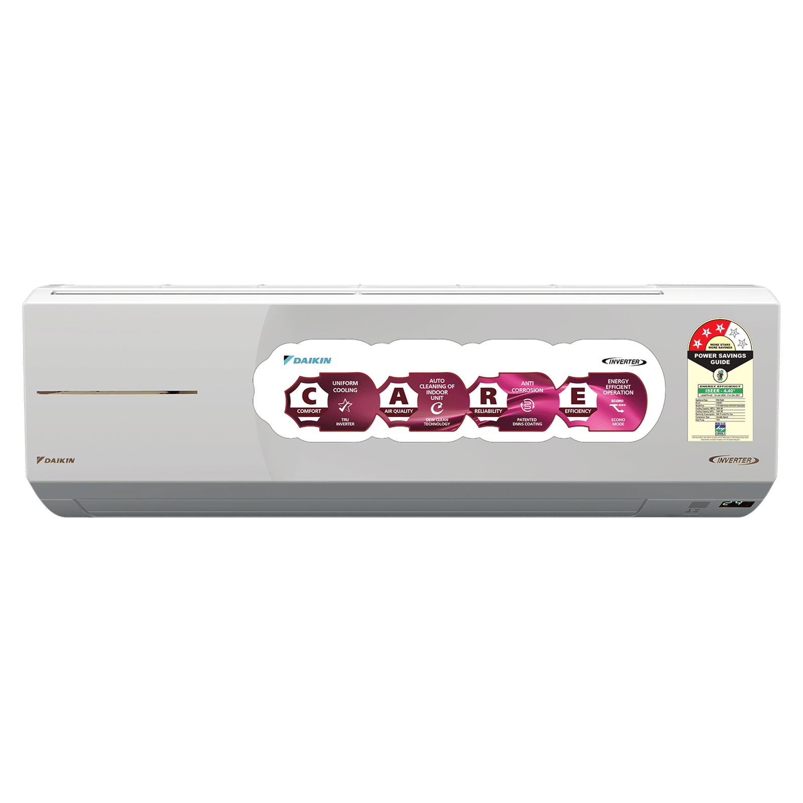 DAIKIN 1.5 Ton 3 Star Hot & Cold Inverter Split AC (Copper Condenser, PM 1.0 Filter, FTHT50XV16)