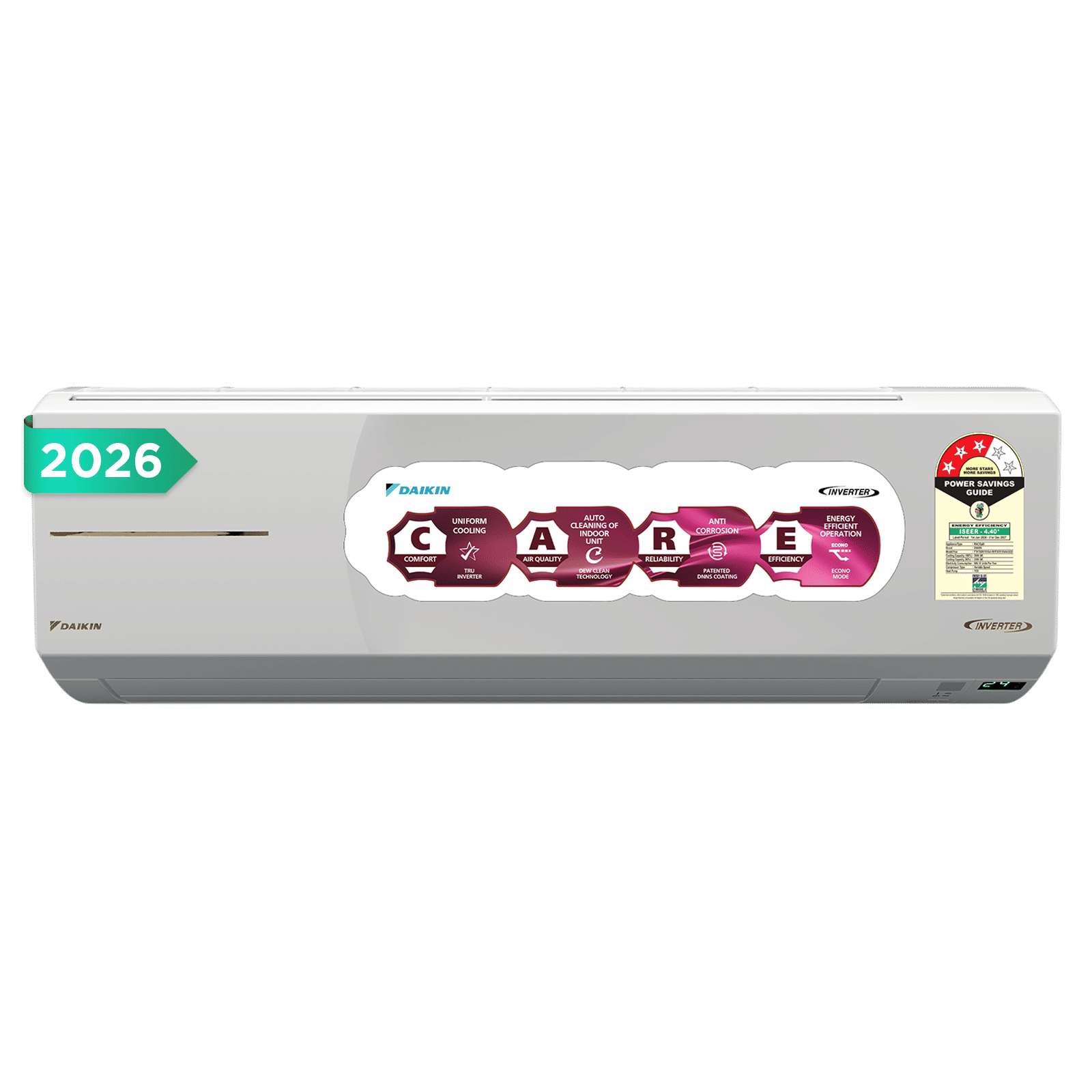 DAIKIN 1.5 Ton 3 Star Hot & Cold Inverter Split AC (Copper Condenser, PM 1.0 Filter, FTHT50XV16)