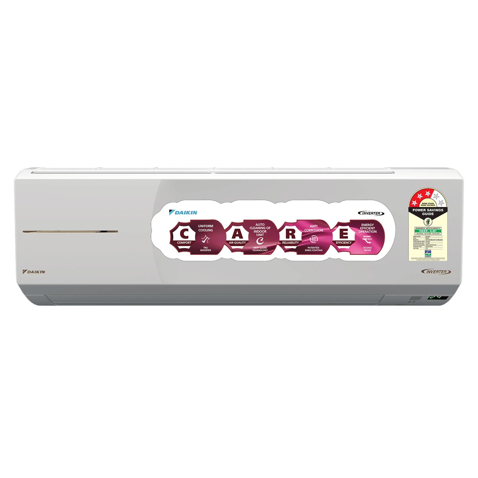 DAIKIN 2 Ton 3 Star Hot & Cold Inverter Split AC (Copper Condenser, PM 1.0 Filter, FTHT71XV16)