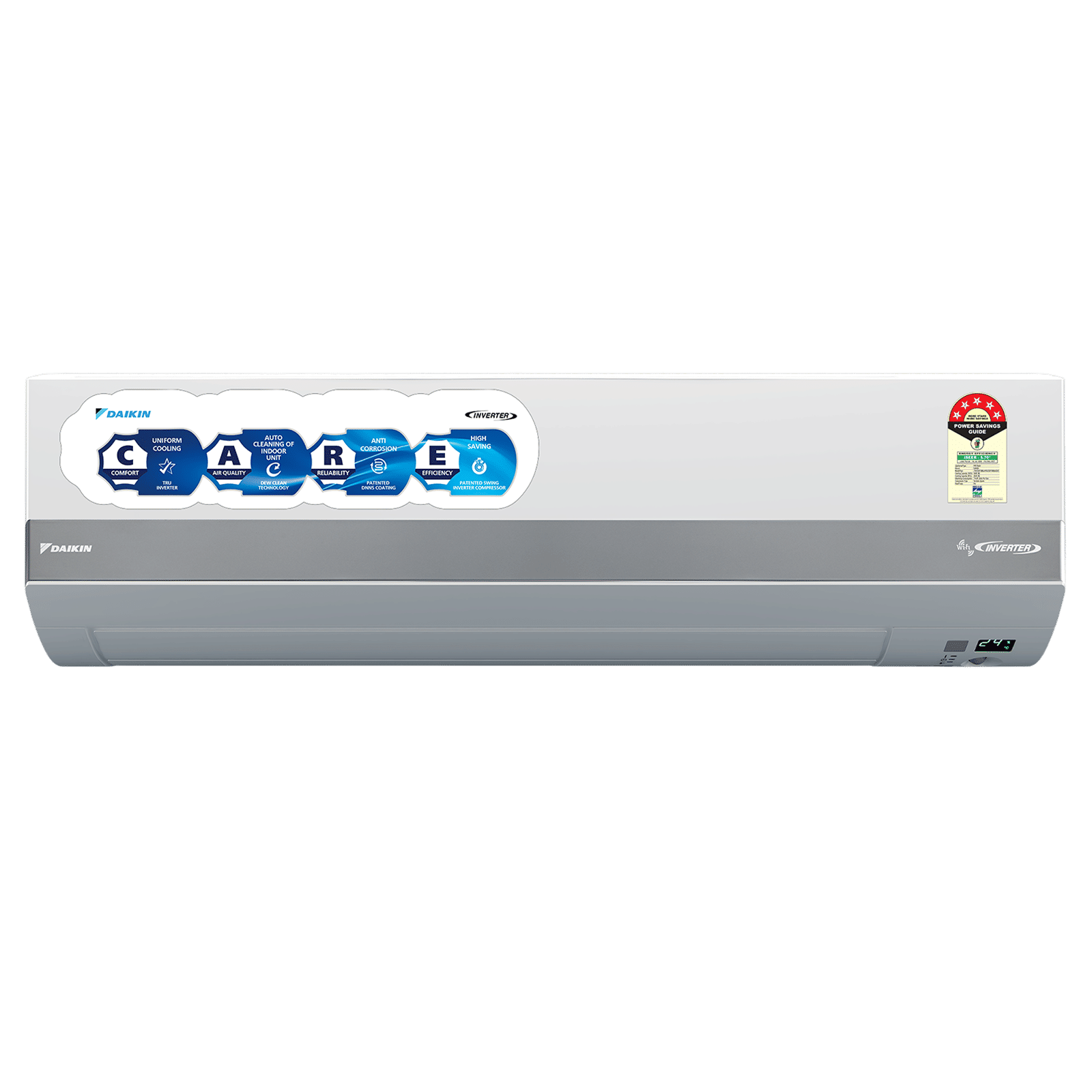 DAIKIN 1.5 Ton 5 Star Inverter Split Smart AC with Voice & App Control (Copper Condenser, PM 1.0 Filter, JTKJ53XV16MAA)